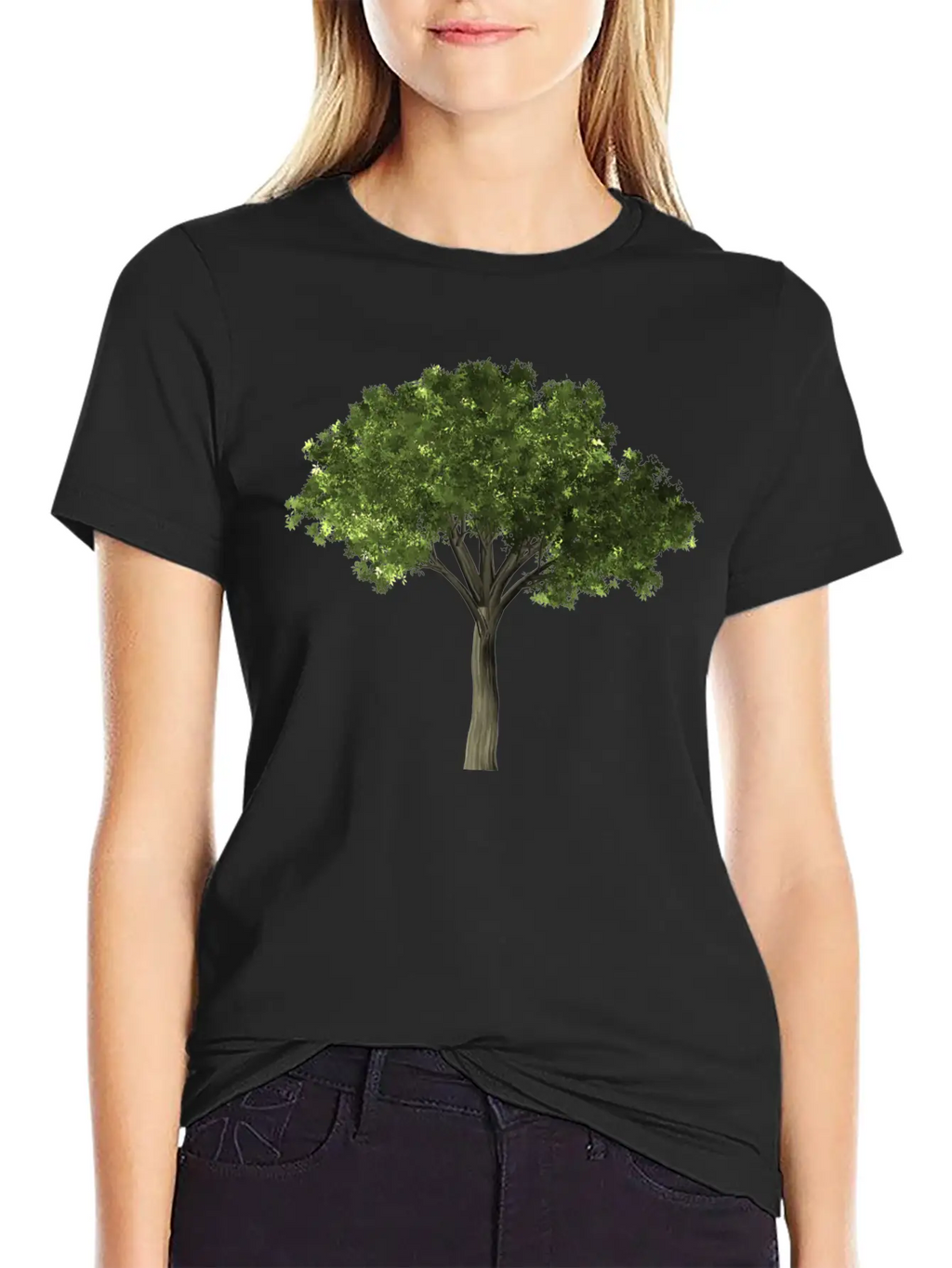 Forest Woods Woodland Wald Tree Baumstamm13 Classic Cotton Tee – Unisex Comfort For Any Season