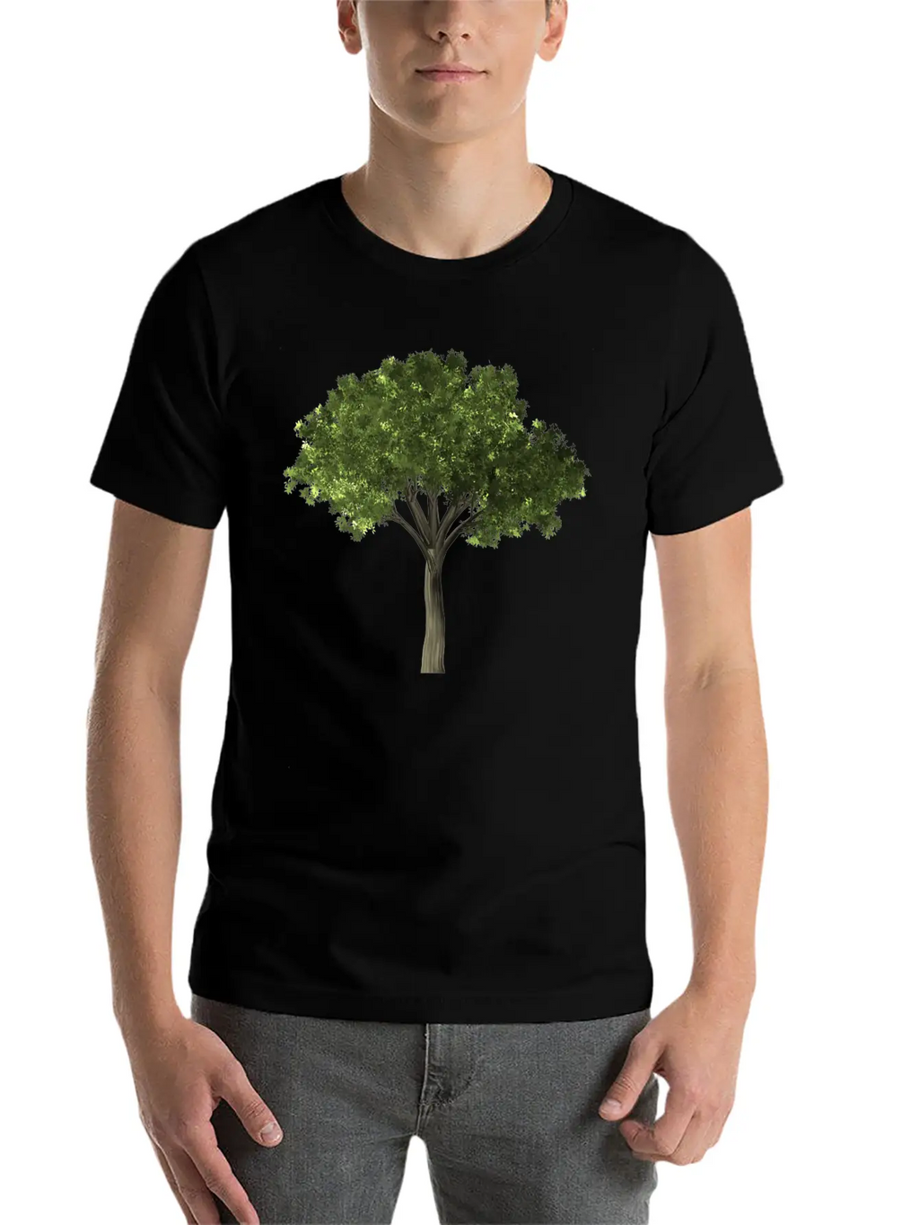 Forest Woods Woodland Wald Tree Baumstamm13 Classic Cotton Tee – Unisex Comfort For Any Season