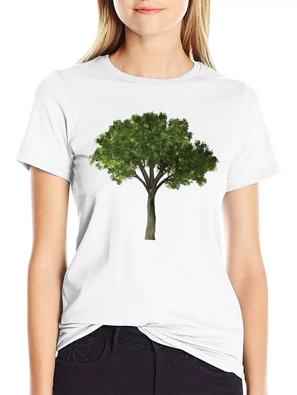 Forest Woods Woodland Wald Tree Baumstamm13 Classic Cotton Tee – Unisex Comfort For Any Season