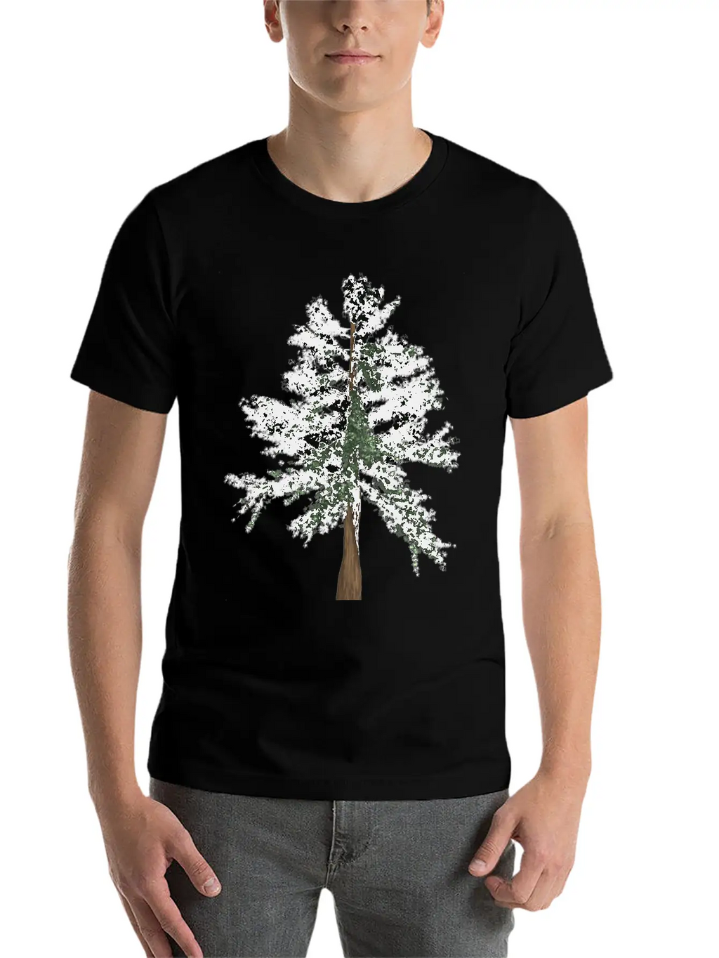 Forest Woods Woodland Wald Tree Baumstamm45 Classic Cotton Tee – Unisex Comfort For Any Season