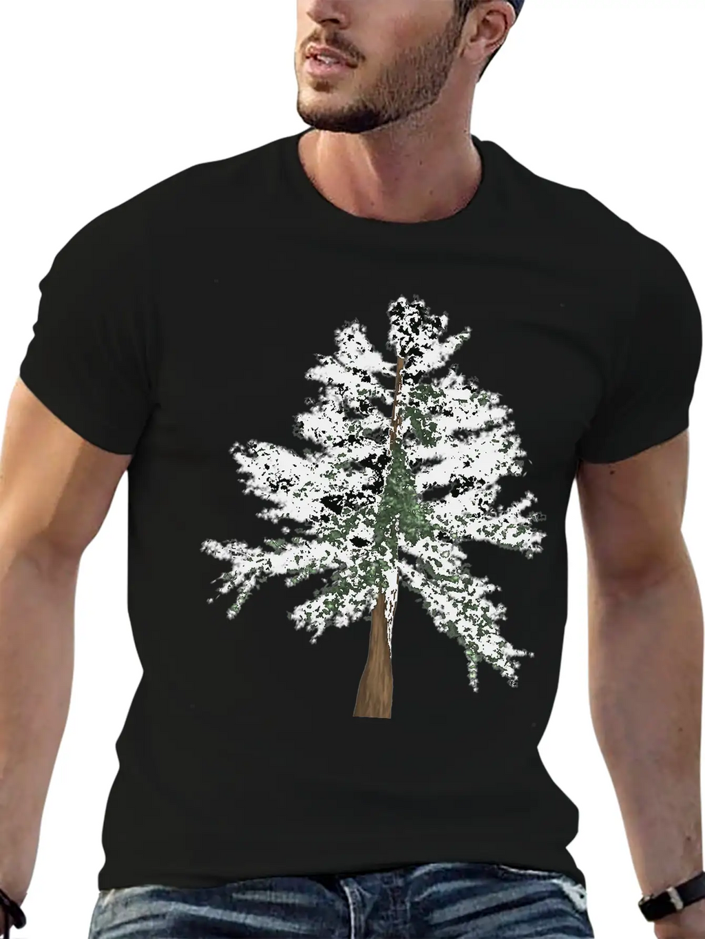 Forest Woods Woodland Wald Tree Baumstamm45 Classic Cotton Tee – Unisex Comfort For Any Season