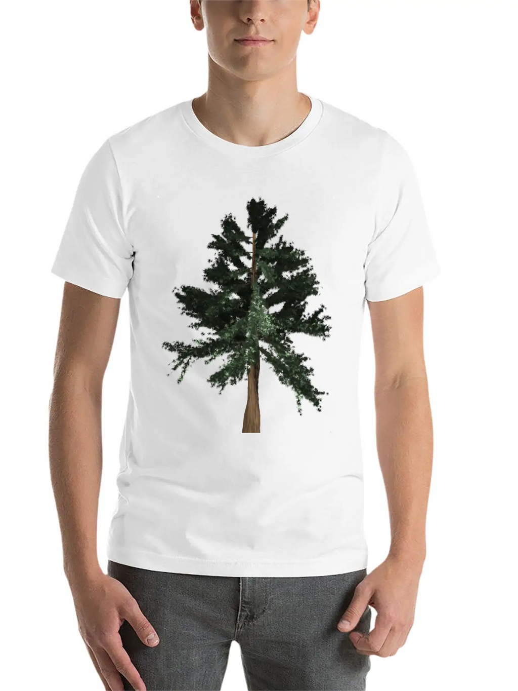 Forest Woods Woodland Wald Tree Baumstamm45 Classic Cotton Tee – Unisex Comfort For Any Season