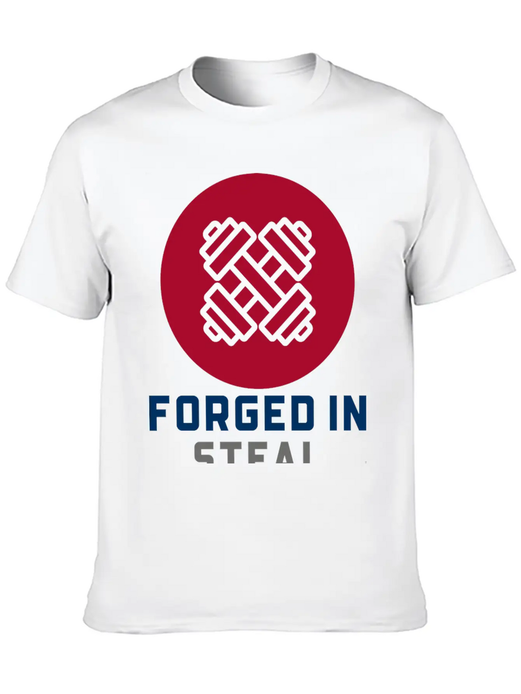 Forged In Steal Workout Breathable Soft Cotton T-Shirt – Timeless Casual Look