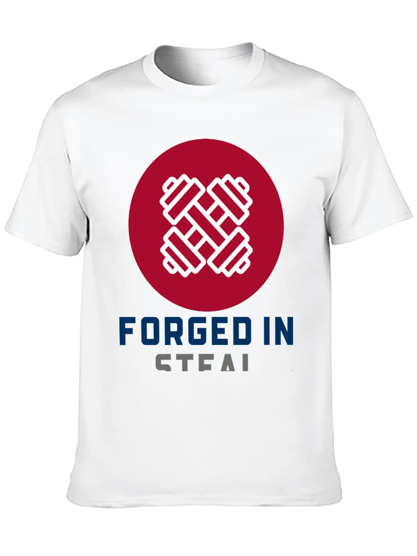 Forged In Steal Workout Breathable Soft Cotton T-Shirt – Timeless Casual Look