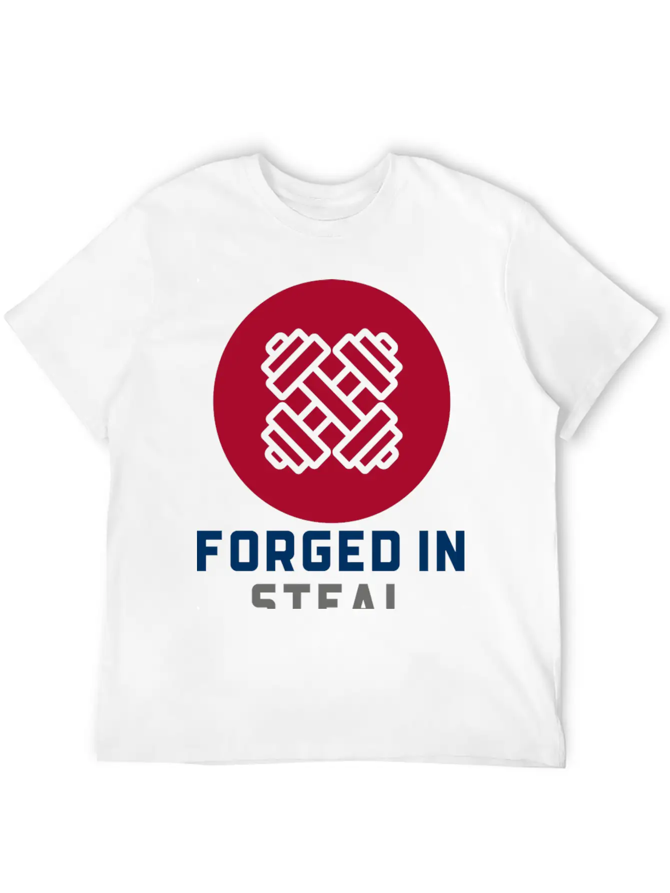 Forged In Steal Workout Breathable Soft Cotton T-Shirt – Timeless Casual Look