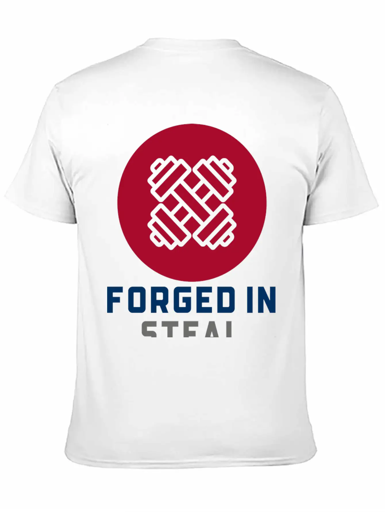 Forged In Steal Workout Breathable Soft Cotton T-Shirt – Timeless Casual Look