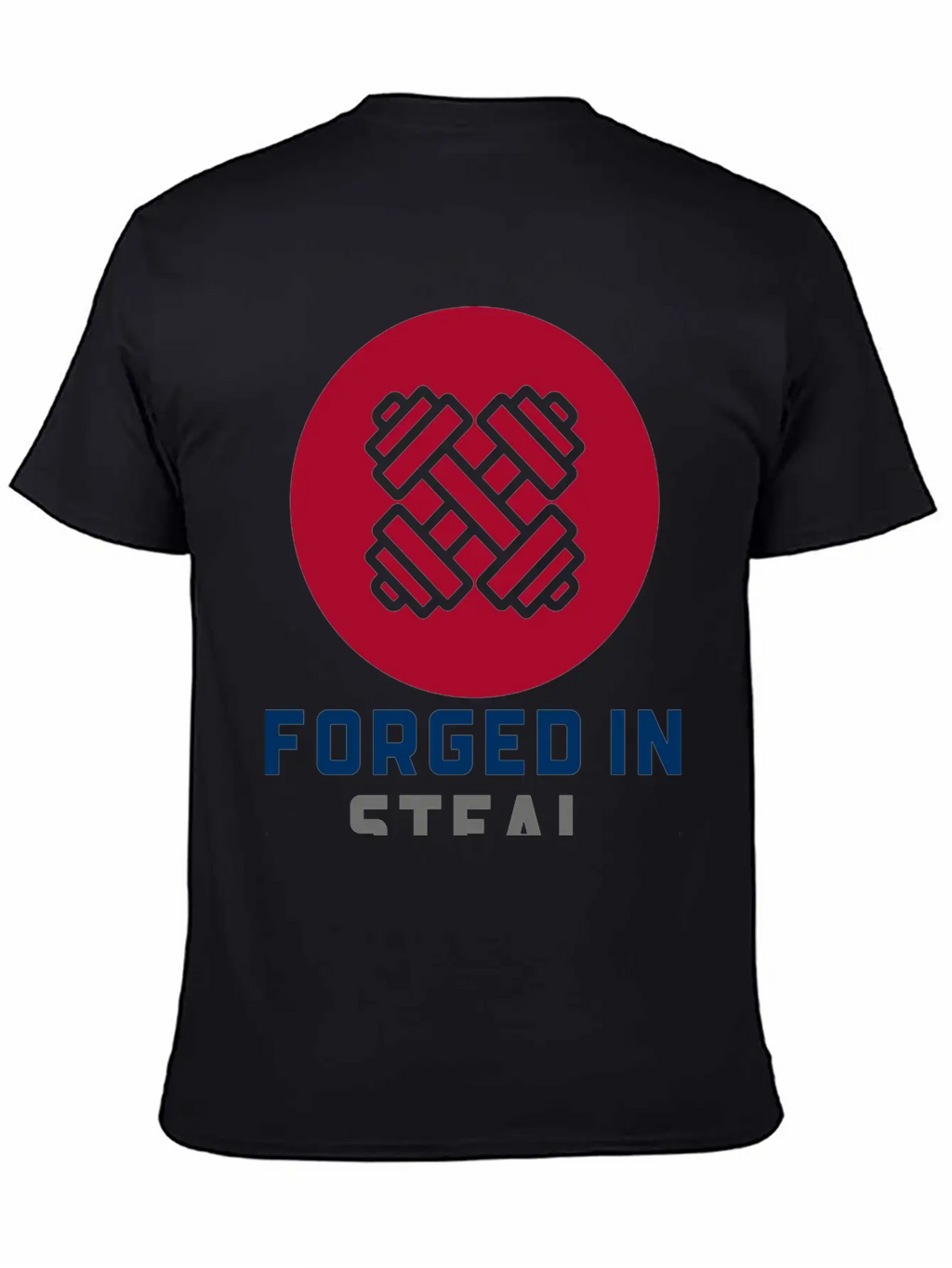 Forged In Steal Workout Breathable Soft Cotton T-Shirt – Timeless Casual Look