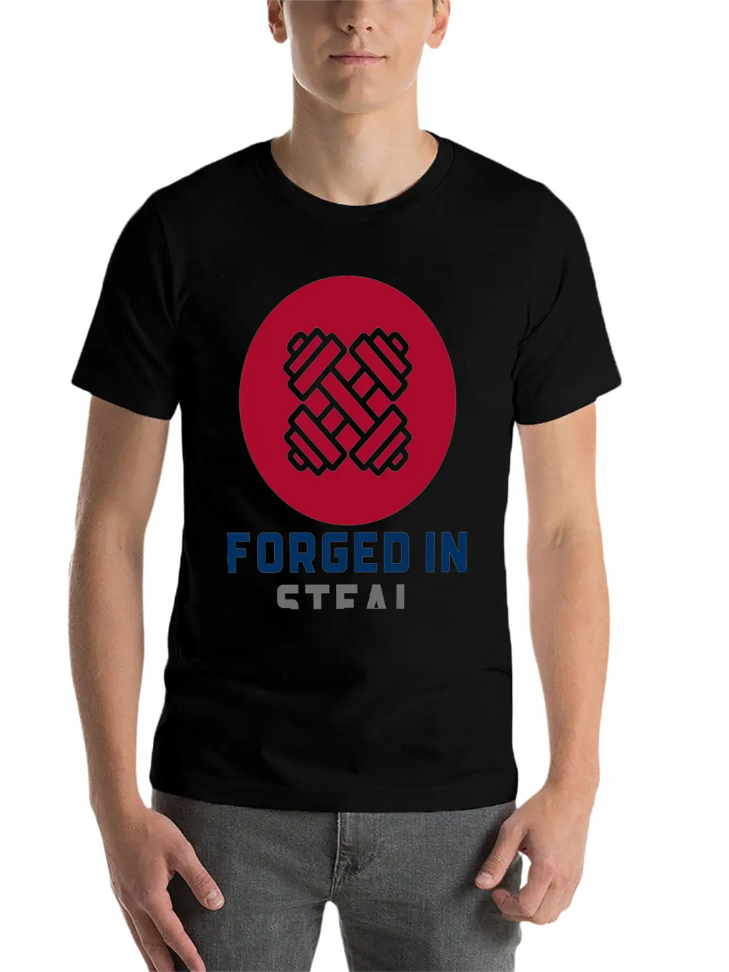 Forged In Steal Workout Breathable Soft Cotton T-Shirt – Timeless Casual Look