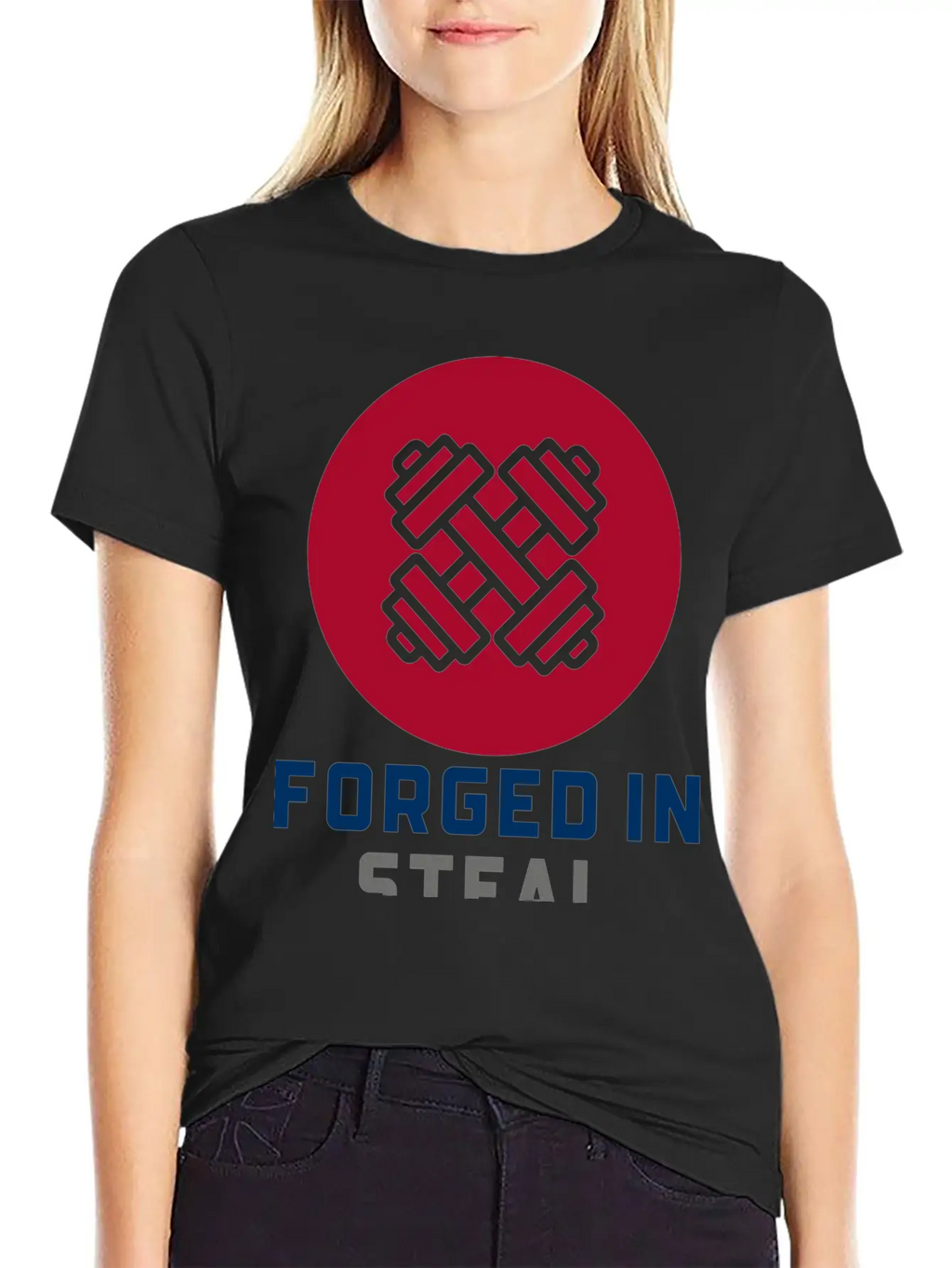 Forged In Steal Workout Breathable Soft Cotton T-Shirt – Timeless Casual Look