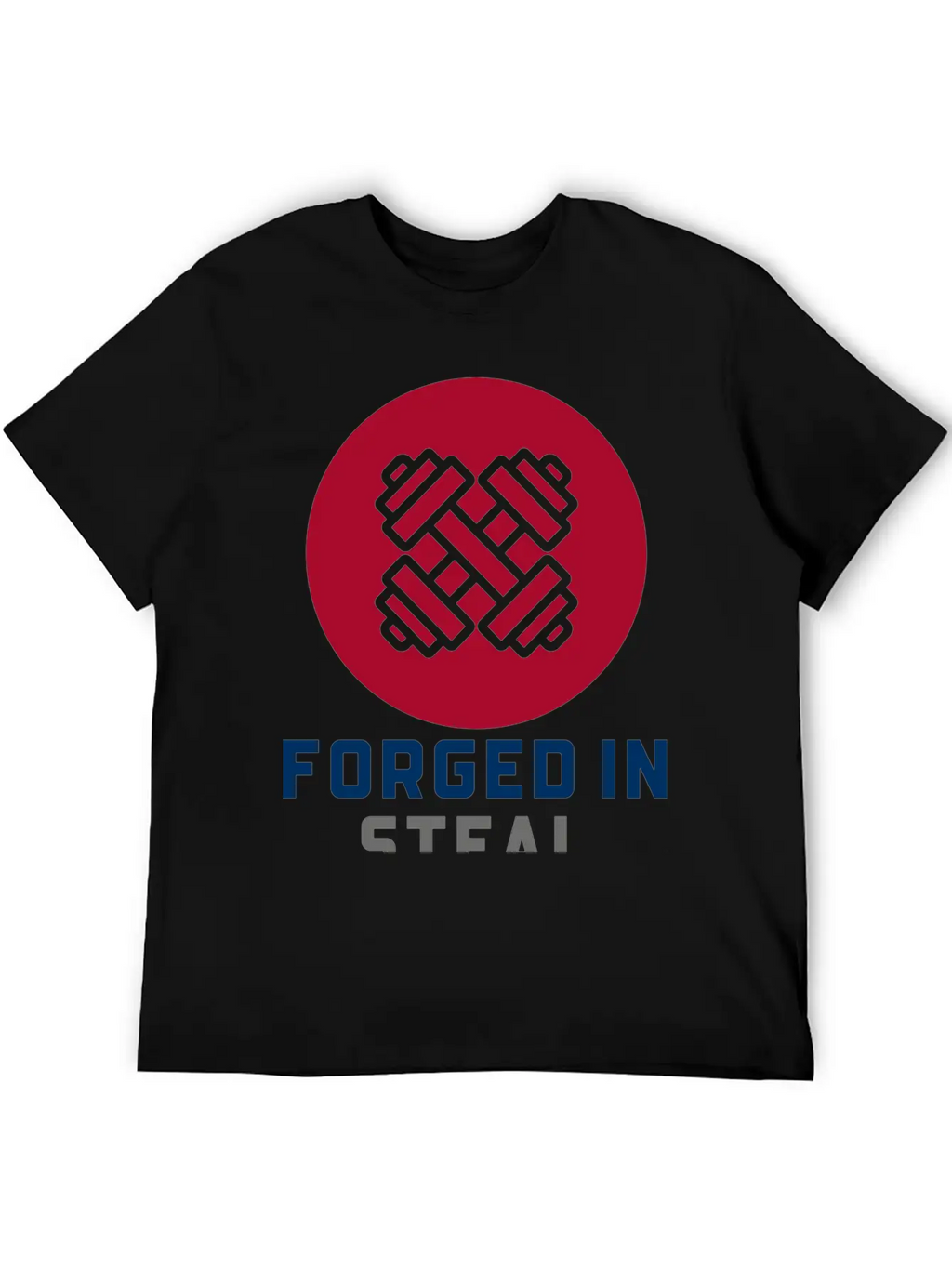 Forged In Steal Workout Breathable Soft Cotton T-Shirt – Timeless Casual Look