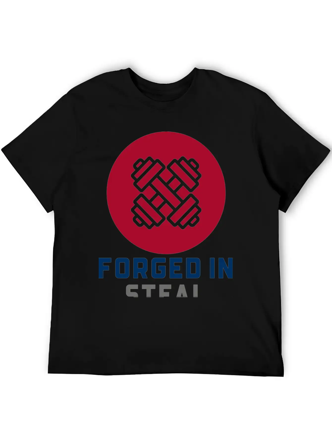 Forged In Steal Workout Breathable Soft Cotton T-Shirt – Timeless Casual Look
