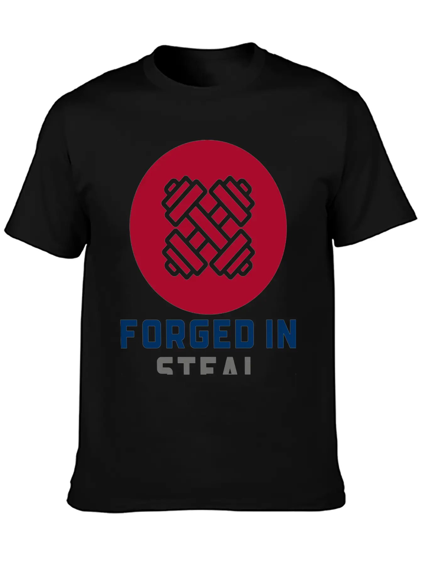 Forged In Steal Workout Breathable Soft Cotton T-Shirt – Timeless Casual Look
