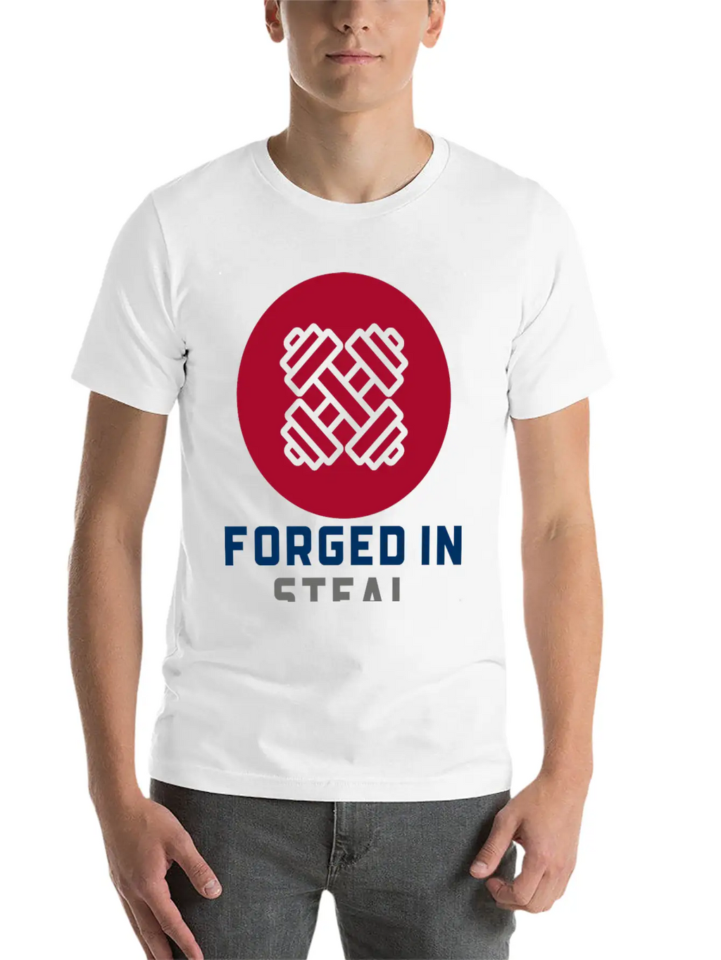 Forged In Steal Workout Breathable Soft Cotton T-Shirt – Timeless Casual Look