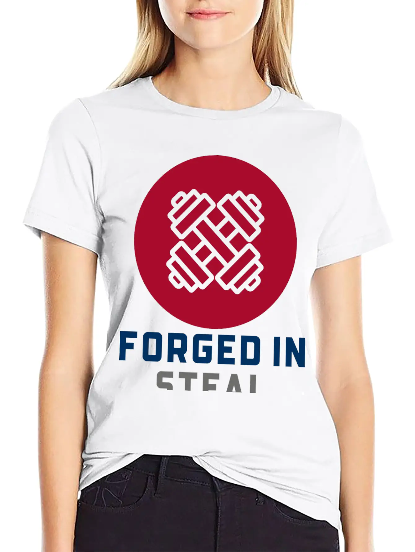 Forged In Steal Workout Breathable Soft Cotton T-Shirt – Timeless Casual Look