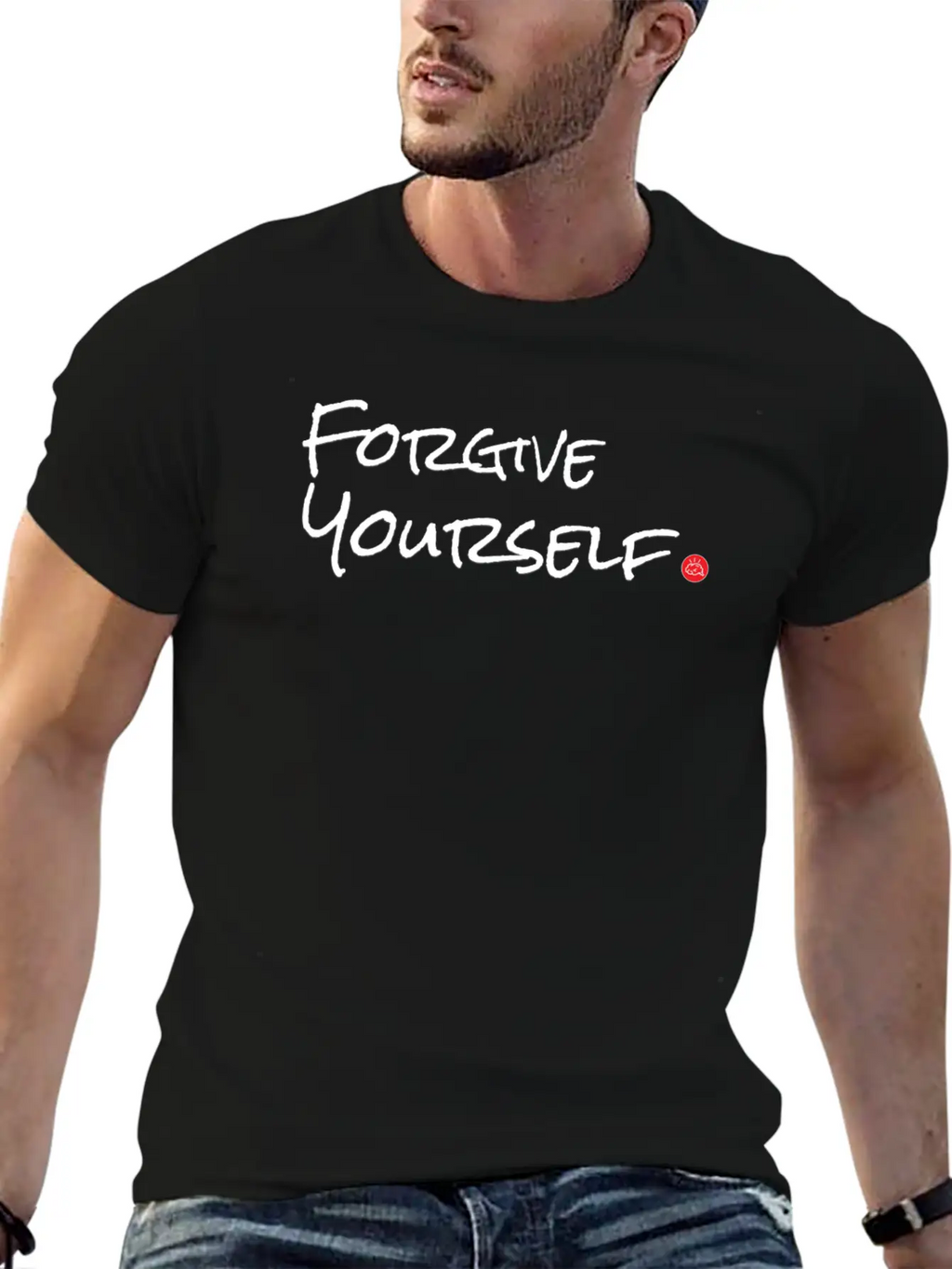 Forgive Yourself Unisex Casual T-Shirt – Clean Design For Daily Comfort