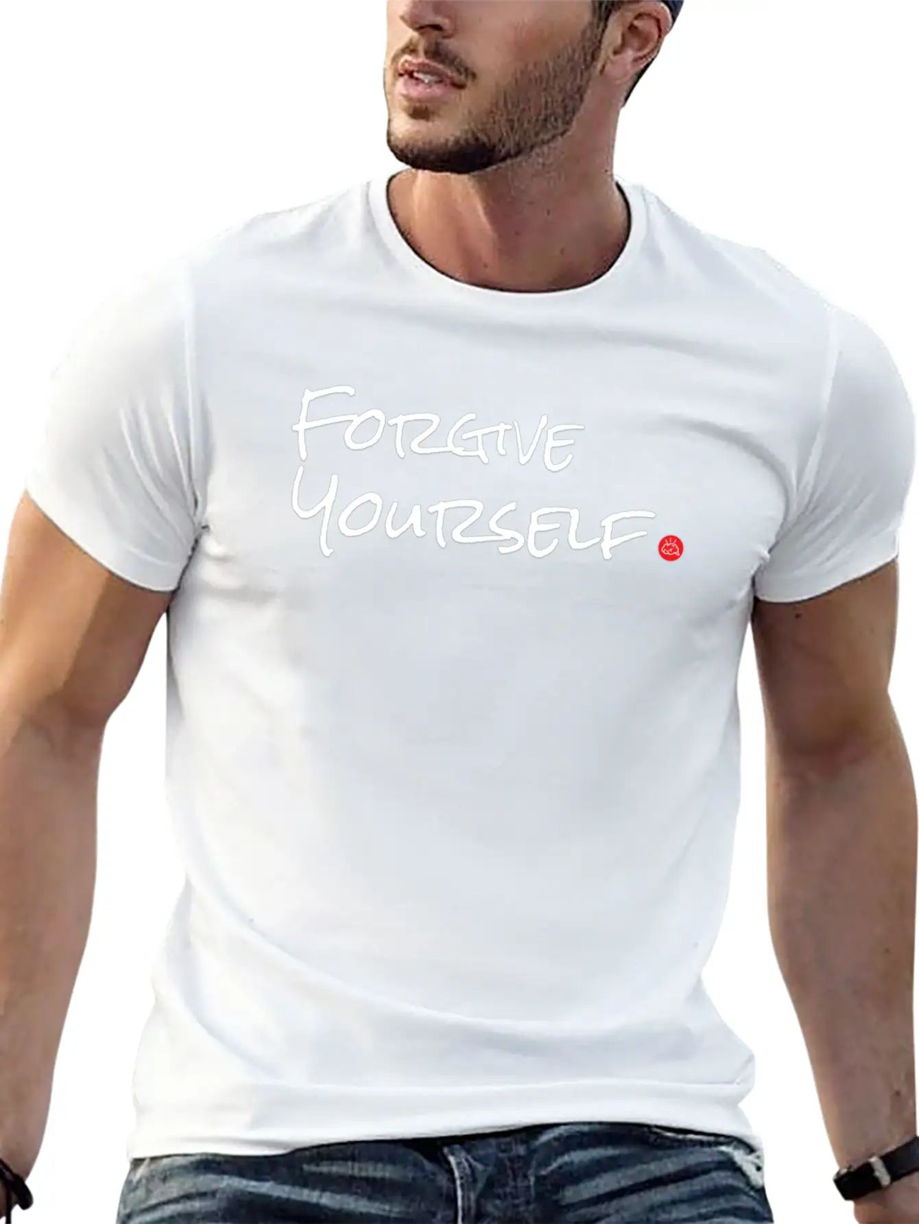 Forgive Yourself Unisex Casual T-Shirt – Clean Design For Daily Comfort