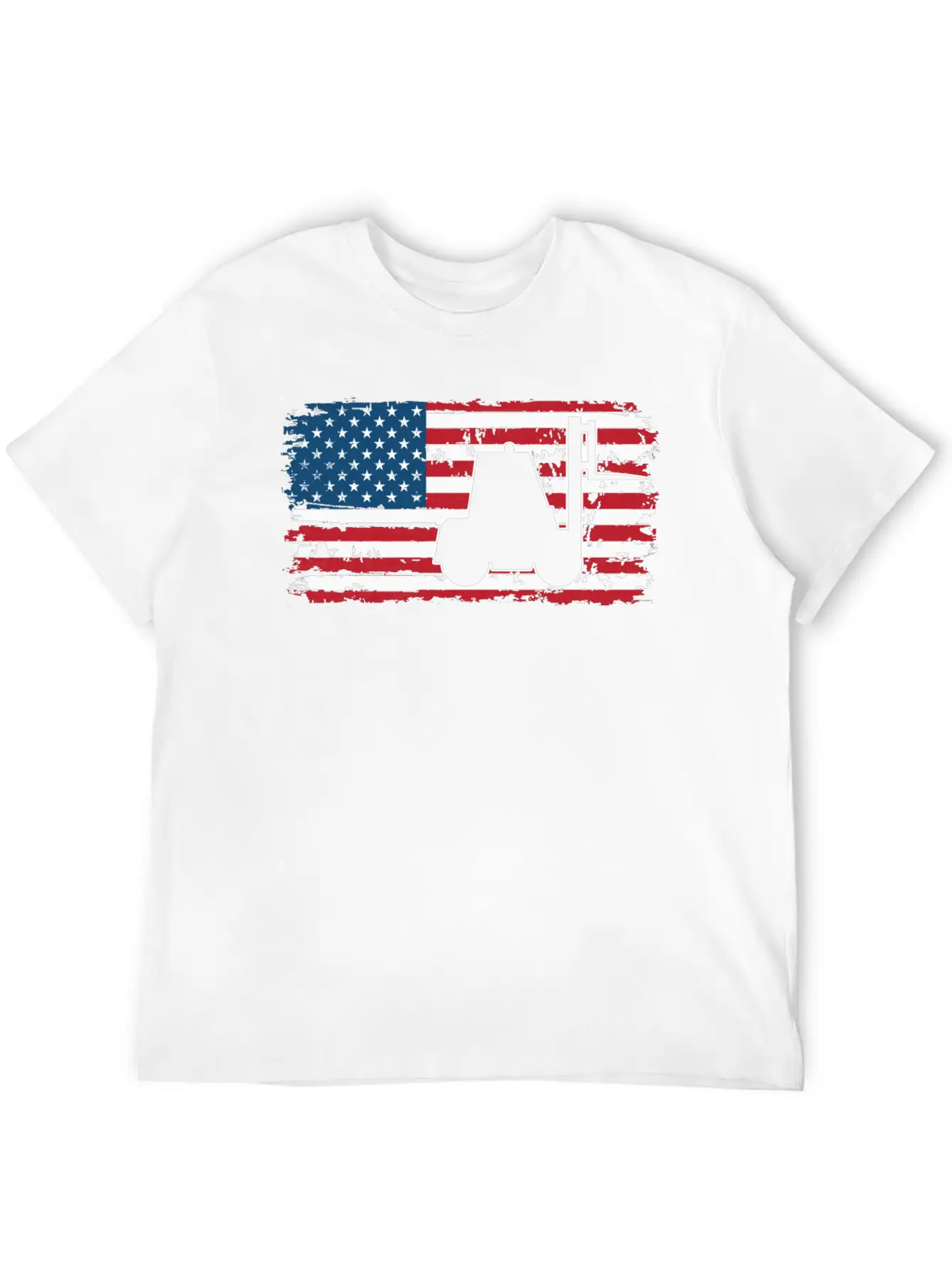 Forklift Driver Usa Flag Basic Graphic T-Shirt – Daily Comfort In Soft Cotton