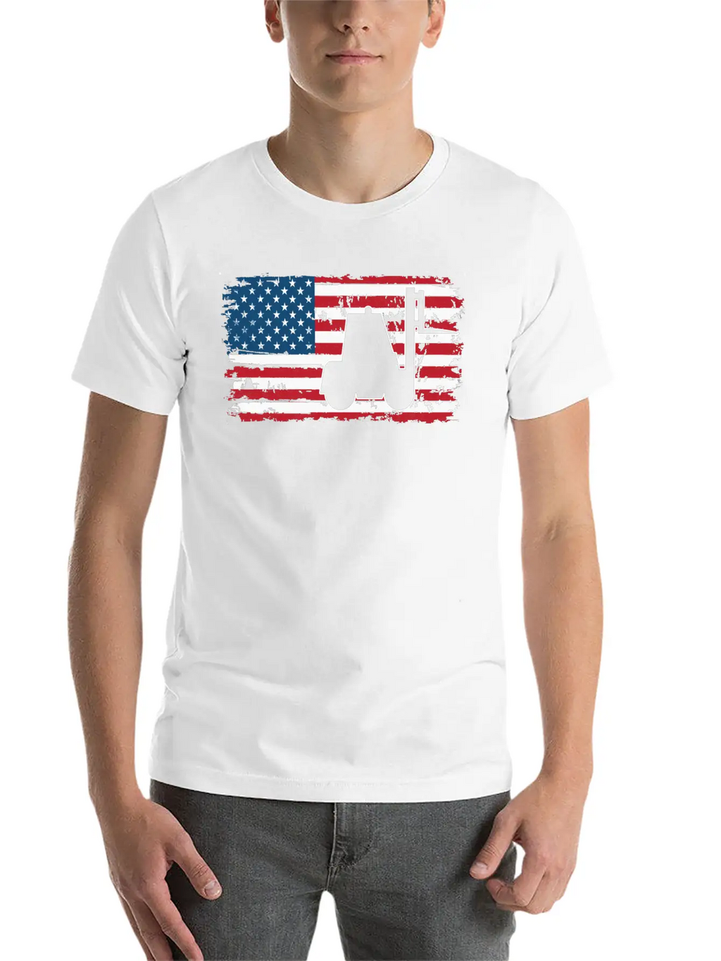 Forklift Driver Usa Flag Basic Graphic T-Shirt – Daily Comfort In Soft Cotton