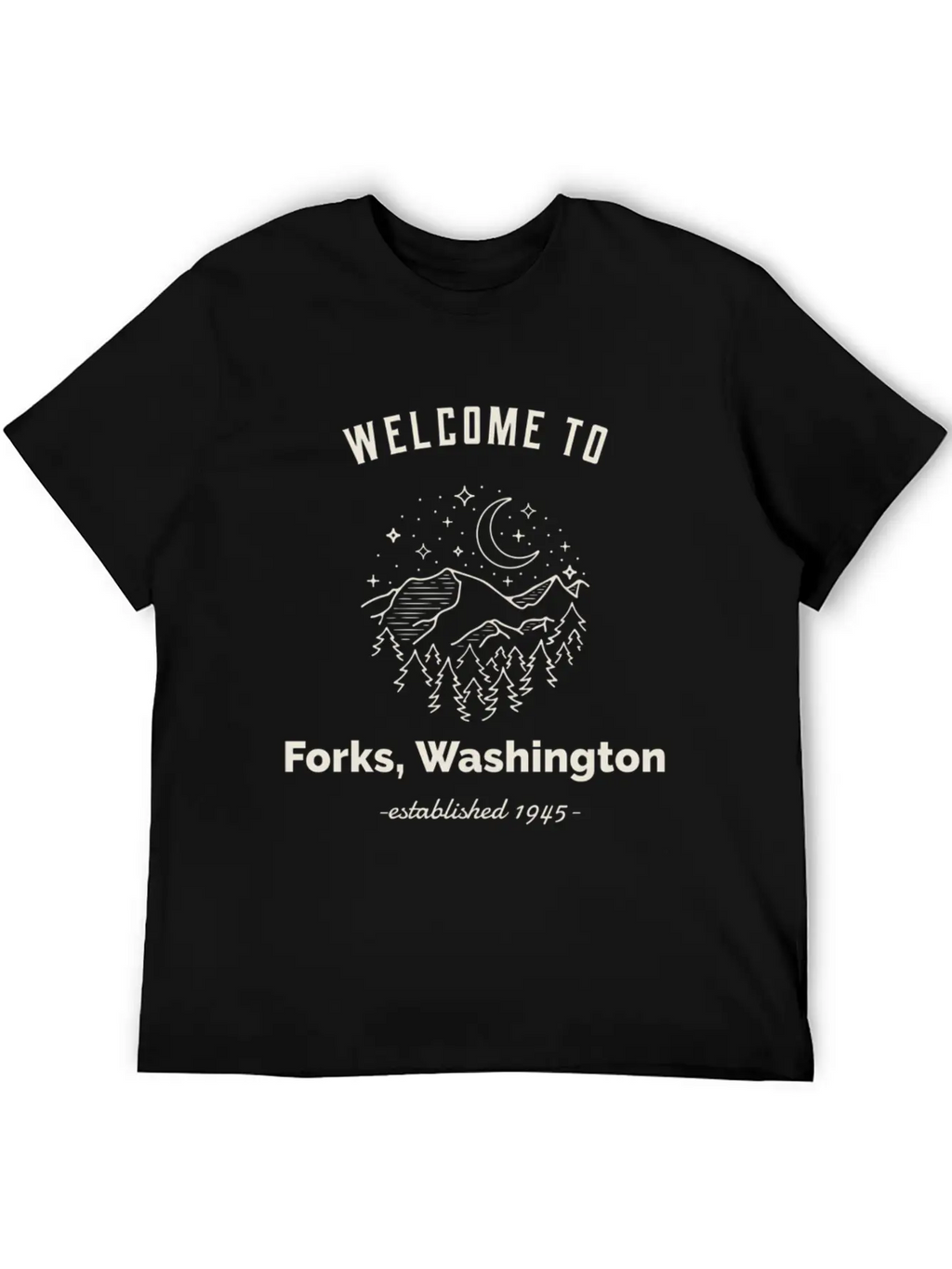 Forks Washington City Of Forks Washington Forks Na Unisex Casual T-Shirt – Clean Design For Daily Comfort