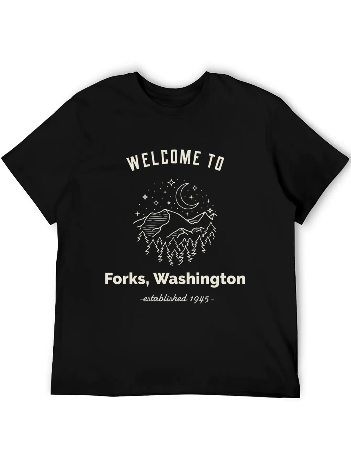 Forks Washington City Of Forks Washington Forks Na Unisex Casual T-Shirt – Clean Design For Daily Comfort