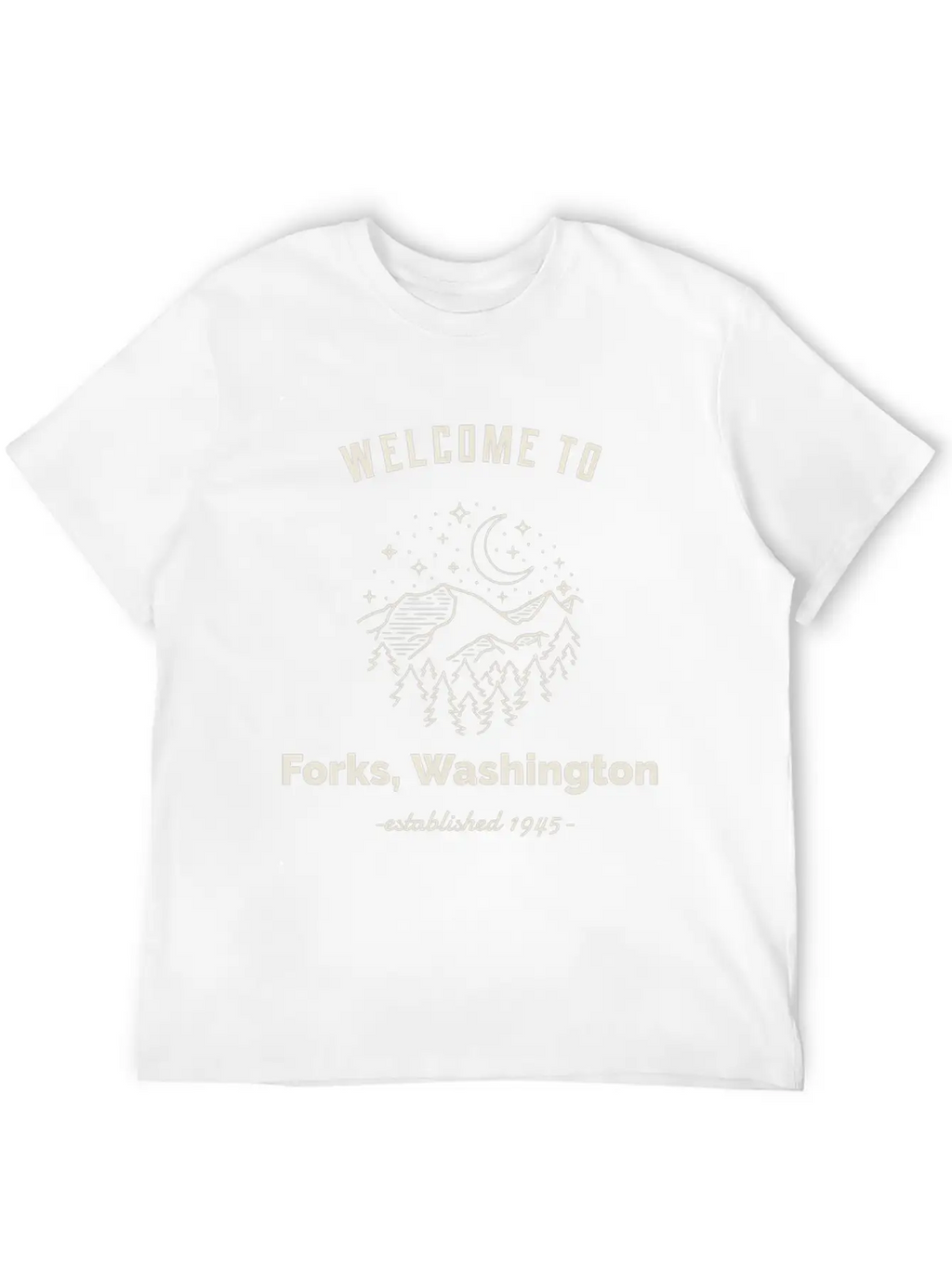 Forks Washington City Of Forks Washington Forks Na Unisex Casual T-Shirt – Clean Design For Daily Comfort