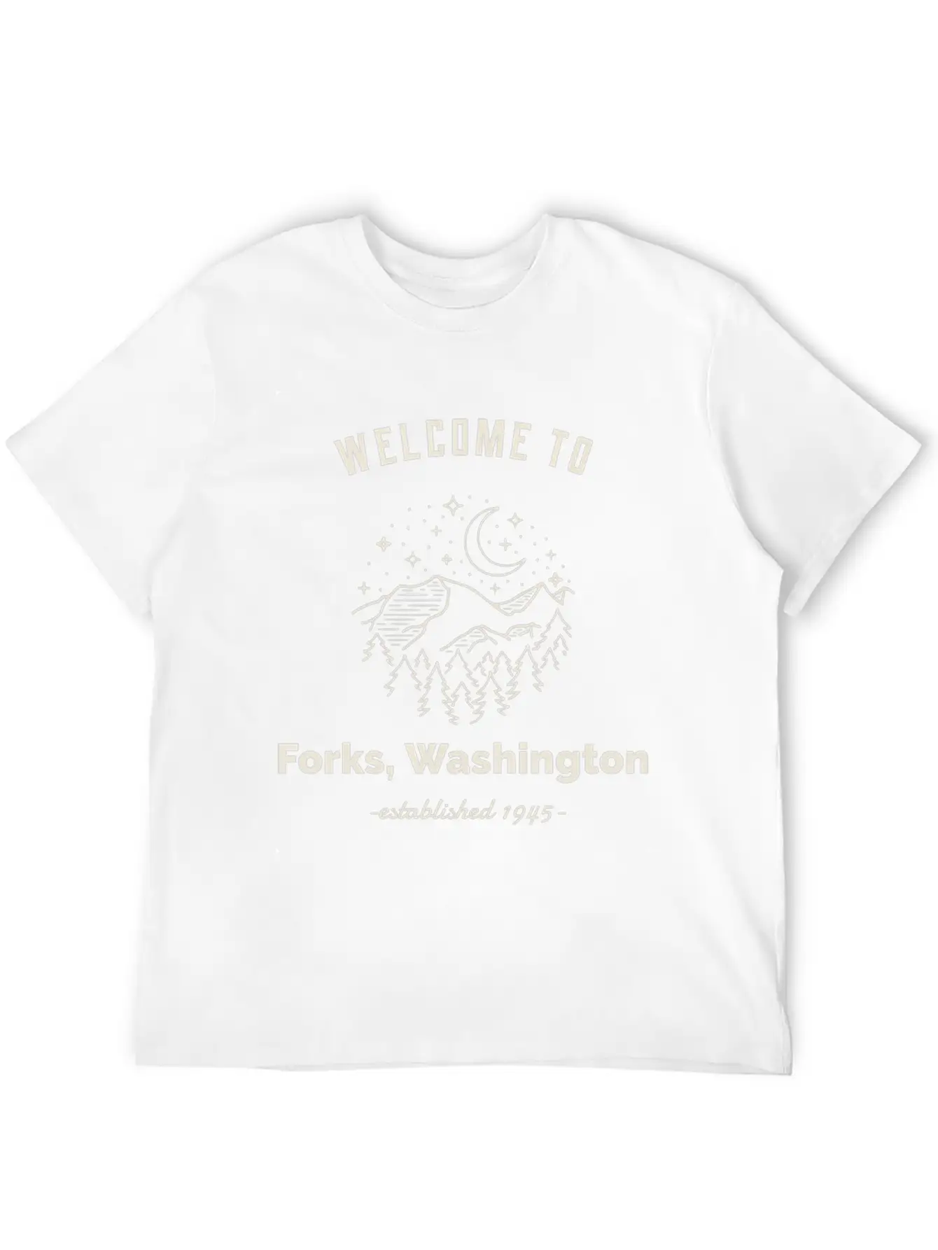 Forks Washington City Of Forks Washington Forks Na Unisex Casual T-Shirt – Clean Design For Daily Comfort