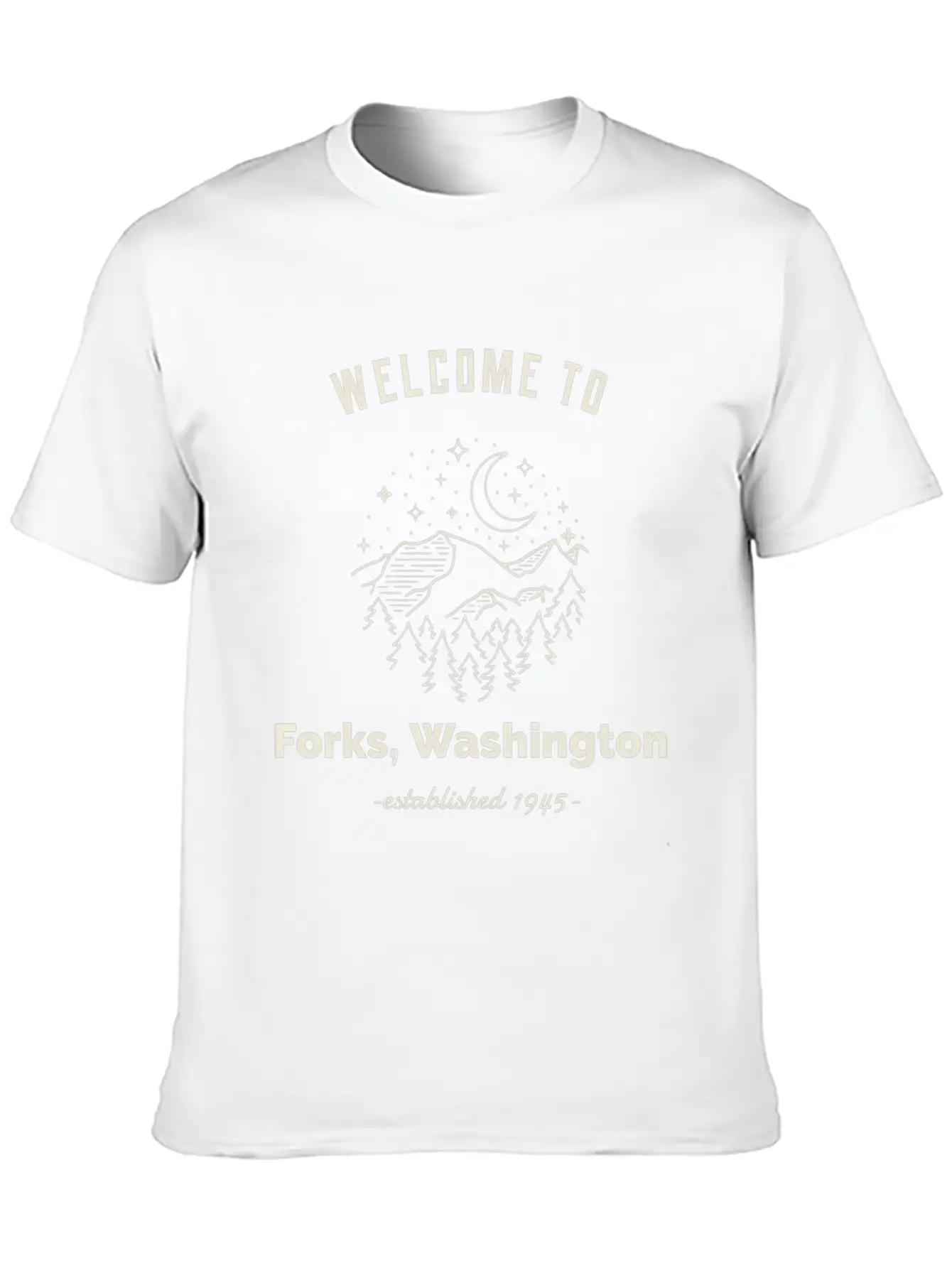 Forks Washington City Of Forks Washington Forks Na Unisex Casual T-Shirt – Clean Design For Daily Comfort