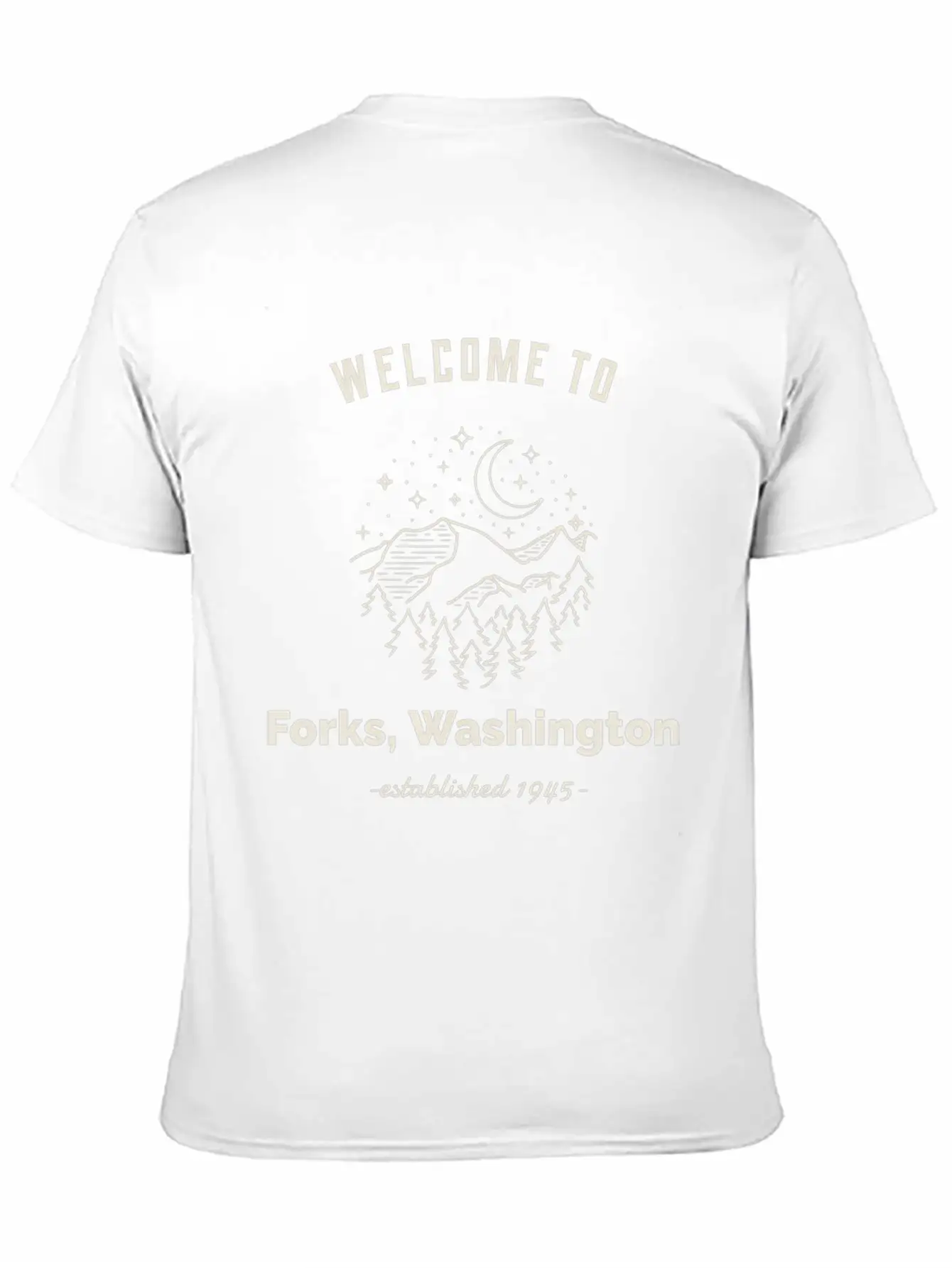 Forks Washington City Of Forks Washington Forks Na Unisex Casual T-Shirt – Clean Design For Daily Comfort