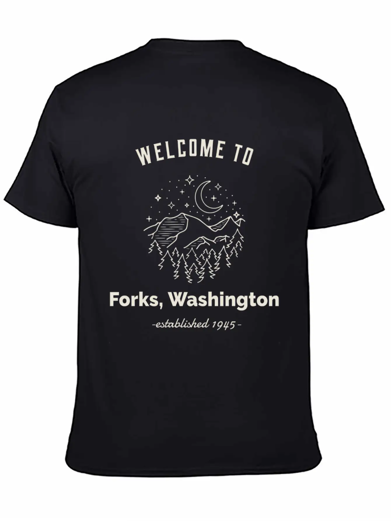 Forks Washington City Of Forks Washington Forks Na Unisex Casual T-Shirt – Clean Design For Daily Comfort