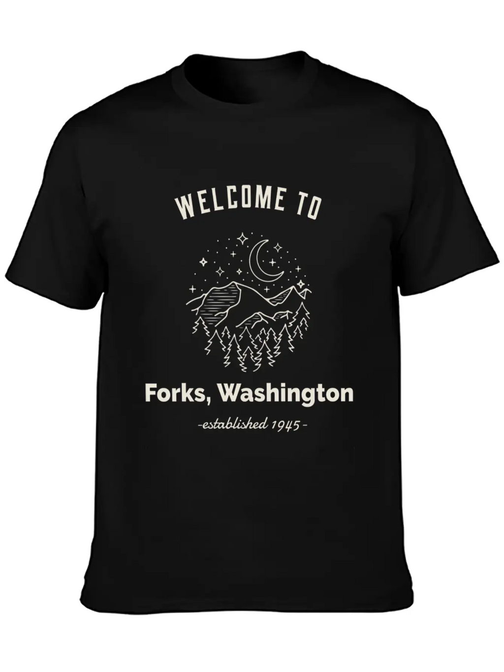 Forks Washington City Of Forks Washington Forks Na Unisex Casual T-Shirt – Clean Design For Daily Comfort
