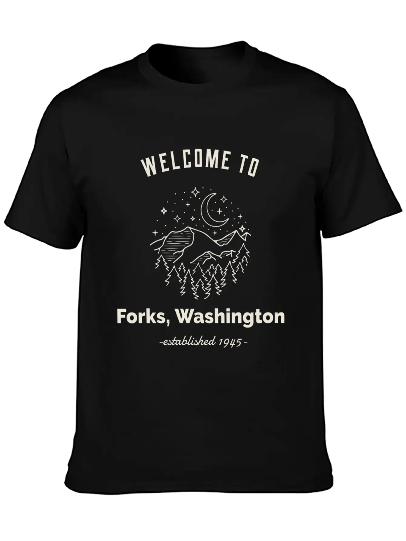 Forks Washington City Of Forks Washington Forks Na Unisex Casual T-Shirt – Clean Design For Daily Comfort