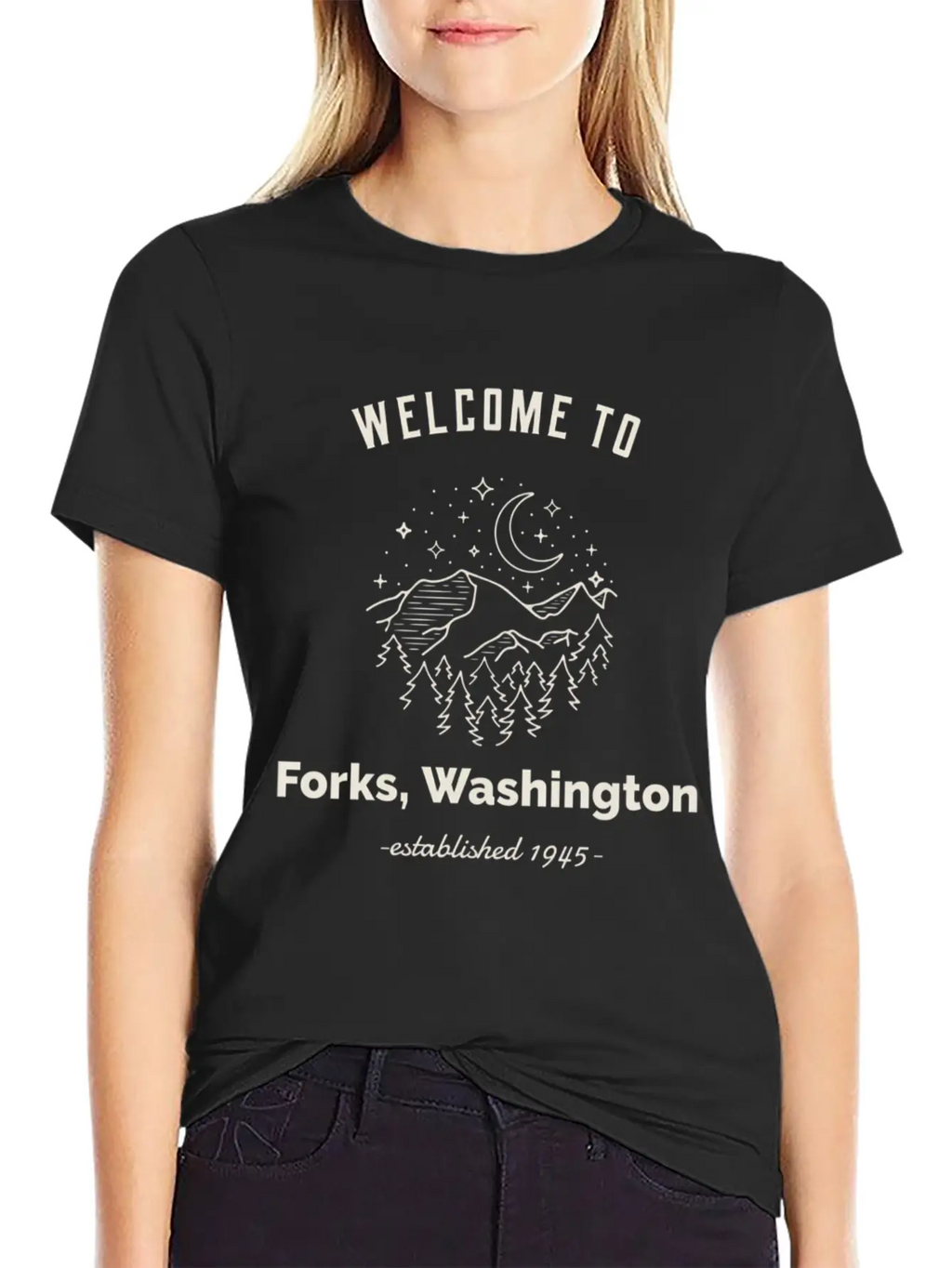 Forks Washington City Of Forks Washington Forks Na Unisex Casual T-Shirt – Clean Design For Daily Comfort