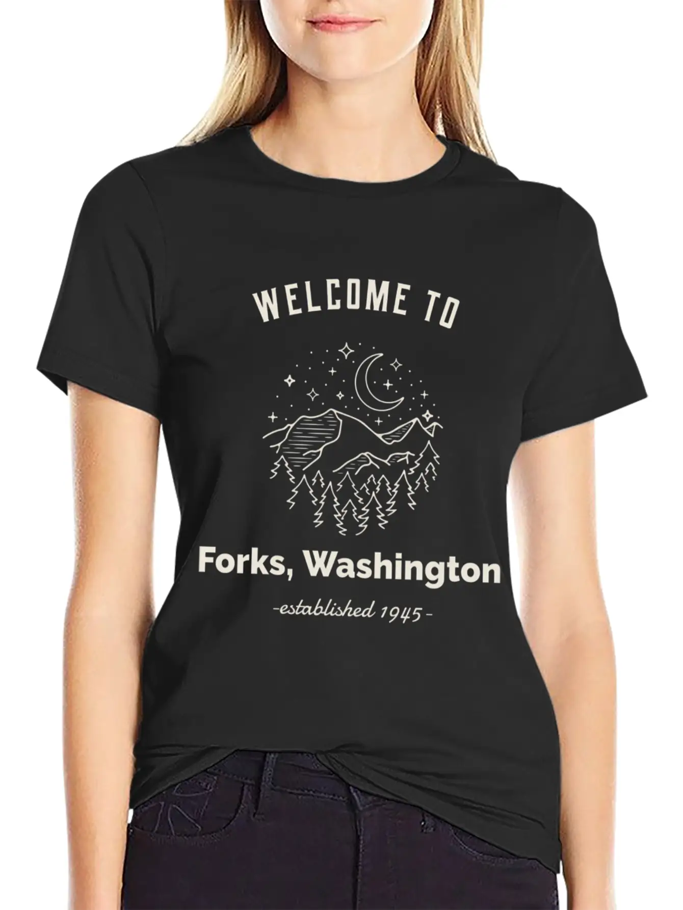 Forks Washington City Of Forks Washington Forks Na Unisex Casual T-Shirt – Clean Design For Daily Comfort