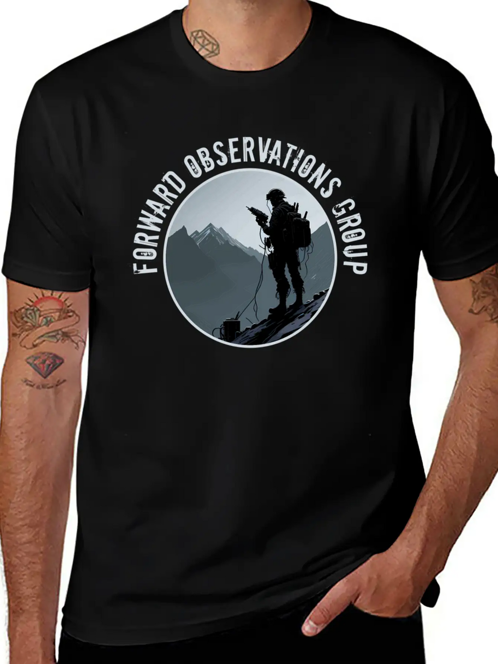 Forward Observations Fog Moain Scout With Radio Classic Cotton Tee – Unisex Comfort For Any Season