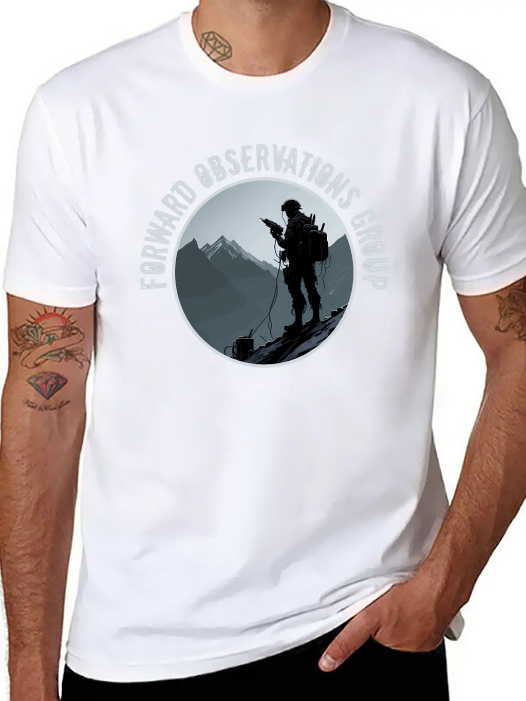 Forward Observations Fog Moain Scout With Radio Classic Cotton Tee – Unisex Comfort For Any Season