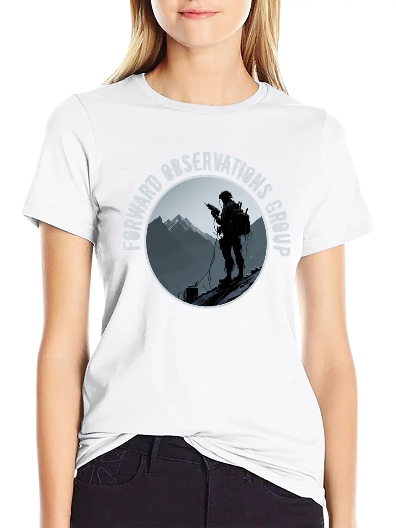 Forward Observations Fog Moain Scout With Radio Classic Cotton Tee – Unisex Comfort For Any Season