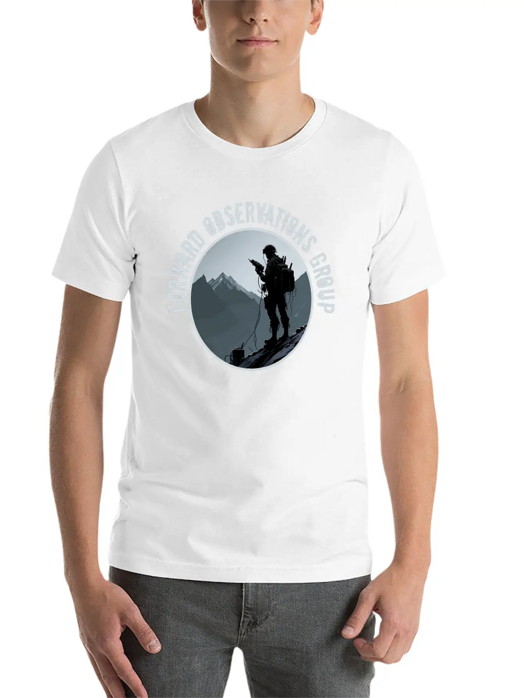 Forward Observations Fog Moain Scout With Radio Classic Cotton Tee – Unisex Comfort For Any Season