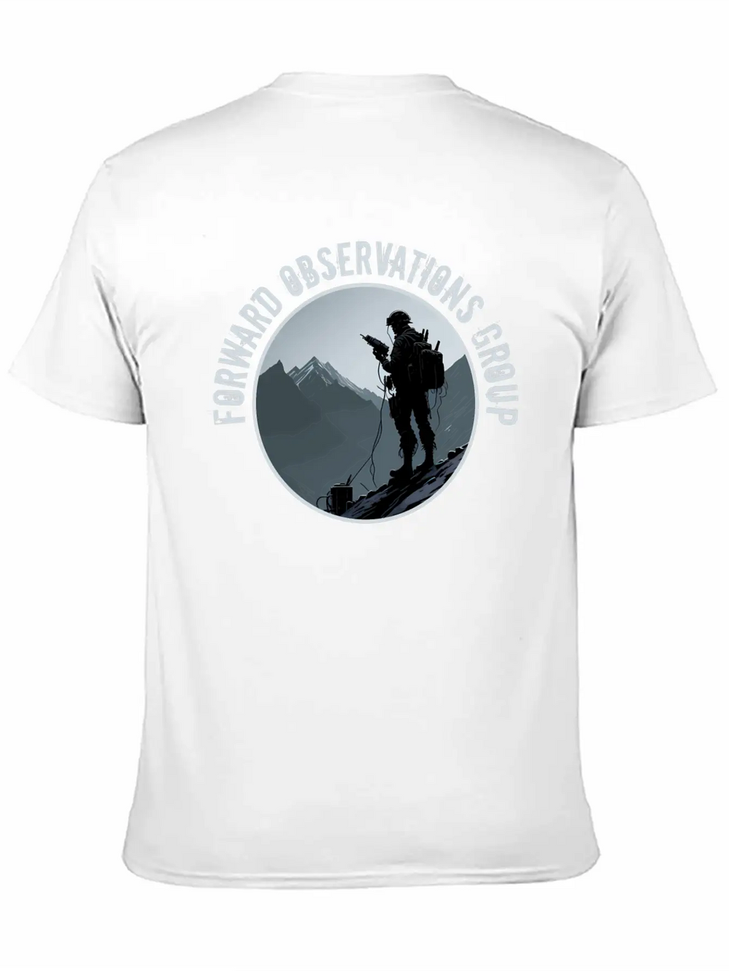 Forward Observations Fog Moain Scout With Radio Classic Cotton Tee – Unisex Comfort For Any Season