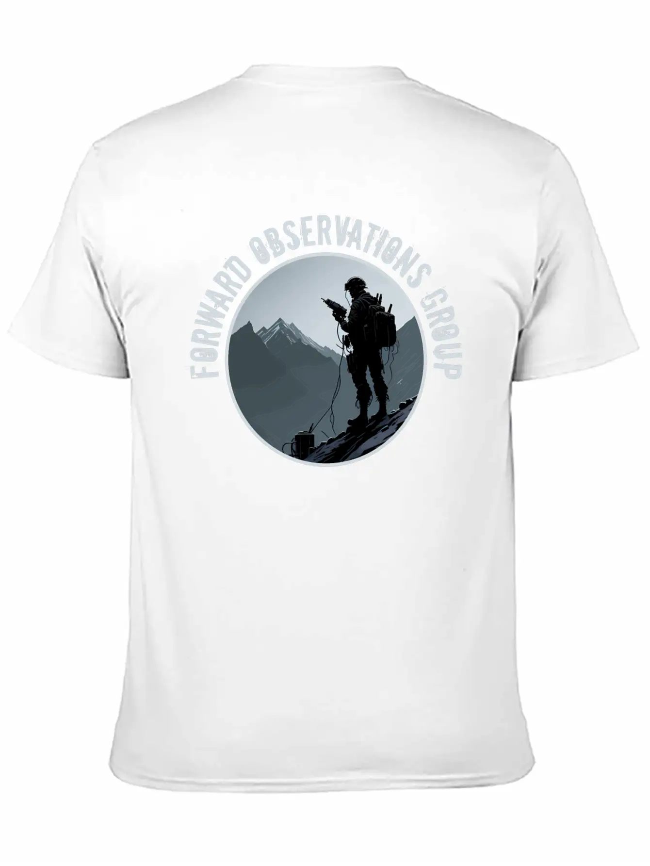 Forward Observations Fog Moain Scout With Radio Classic Cotton Tee – Unisex Comfort For Any Season