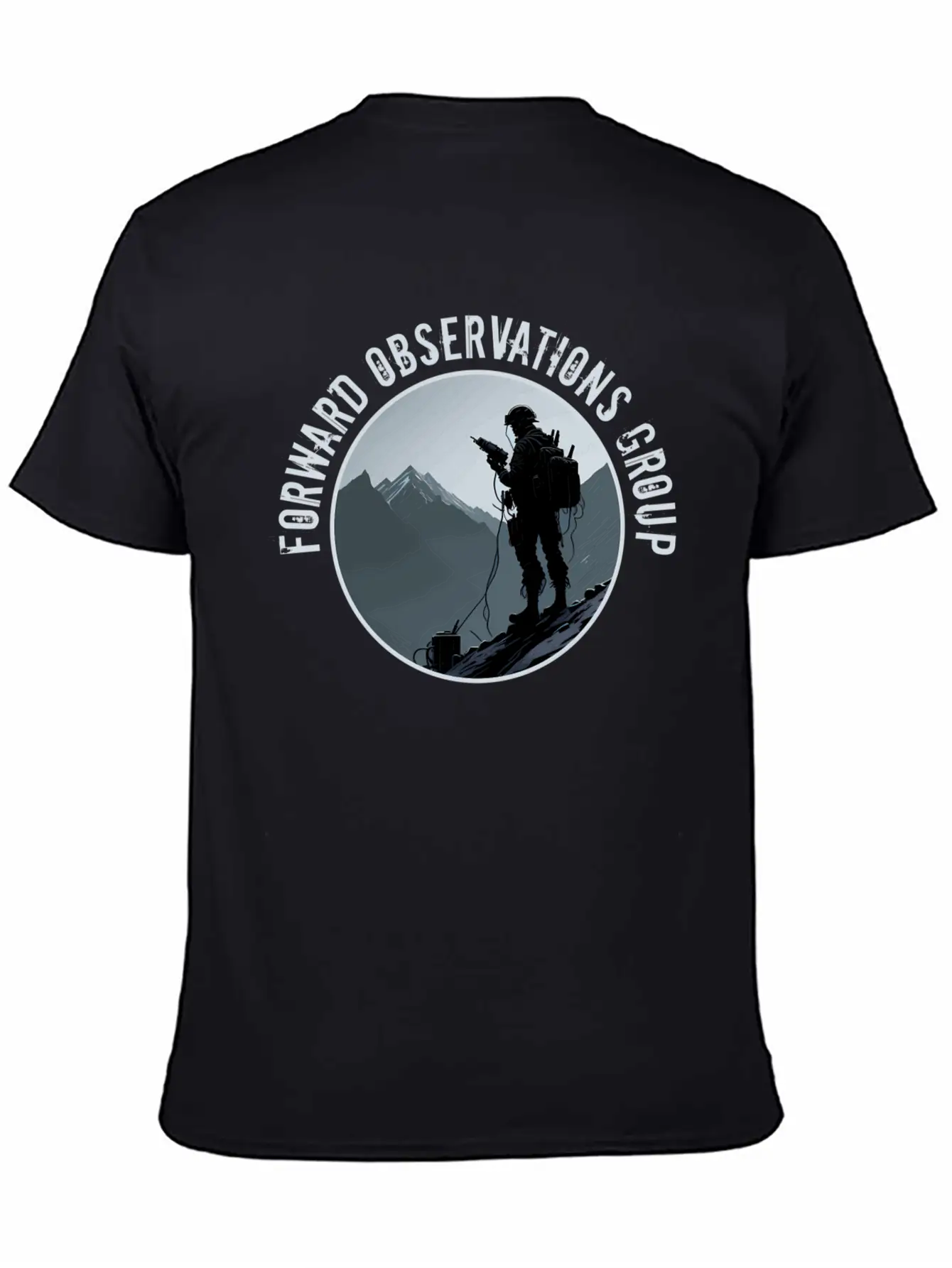 Forward Observations Fog Moain Scout With Radio Classic Cotton Tee – Unisex Comfort For Any Season