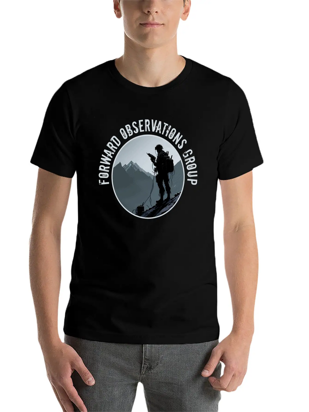 Forward Observations Fog Moain Scout With Radio Classic Cotton Tee – Unisex Comfort For Any Season