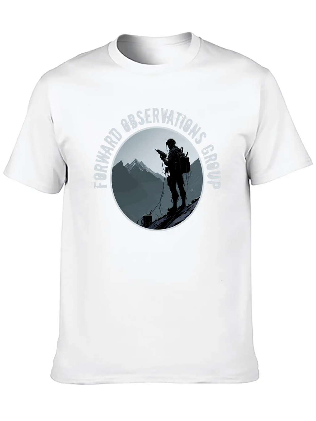 Forward Observations Fog Moain Scout With Radio Classic Cotton Tee – Unisex Comfort For Any Season
