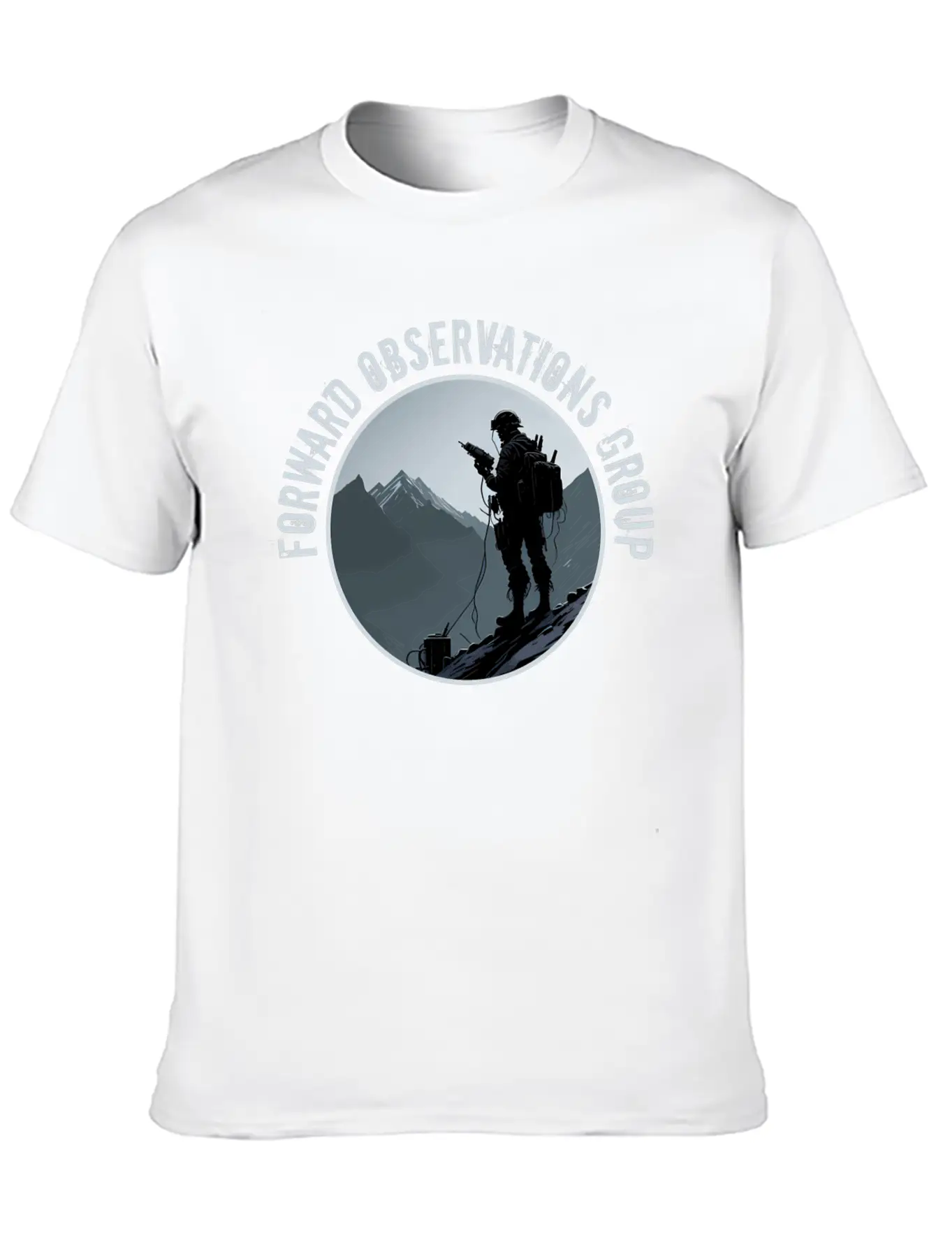 Forward Observations Fog Moain Scout With Radio Classic Cotton Tee – Unisex Comfort For Any Season