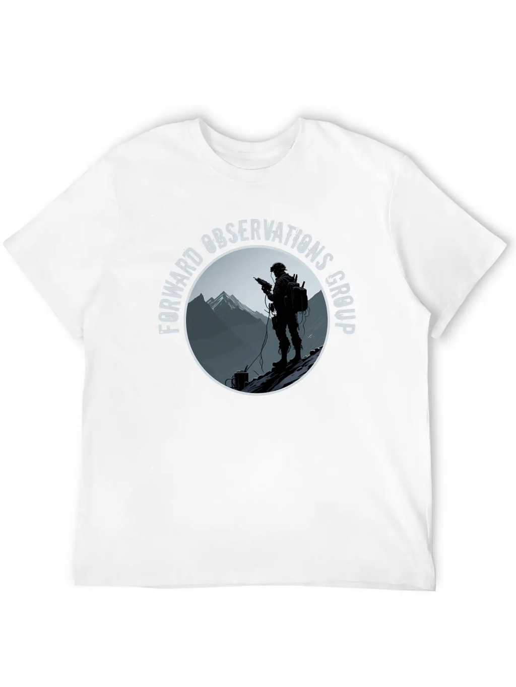 Forward Observations Fog Moain Scout With Radio Classic Cotton Tee – Unisex Comfort For Any Season