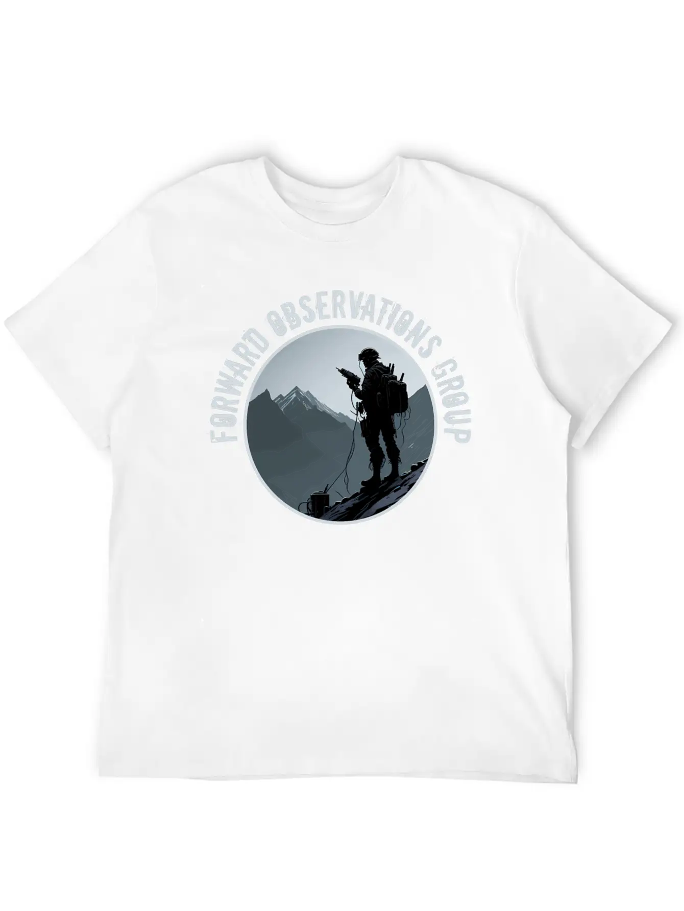 Forward Observations Fog Moain Scout With Radio Classic Cotton Tee – Unisex Comfort For Any Season