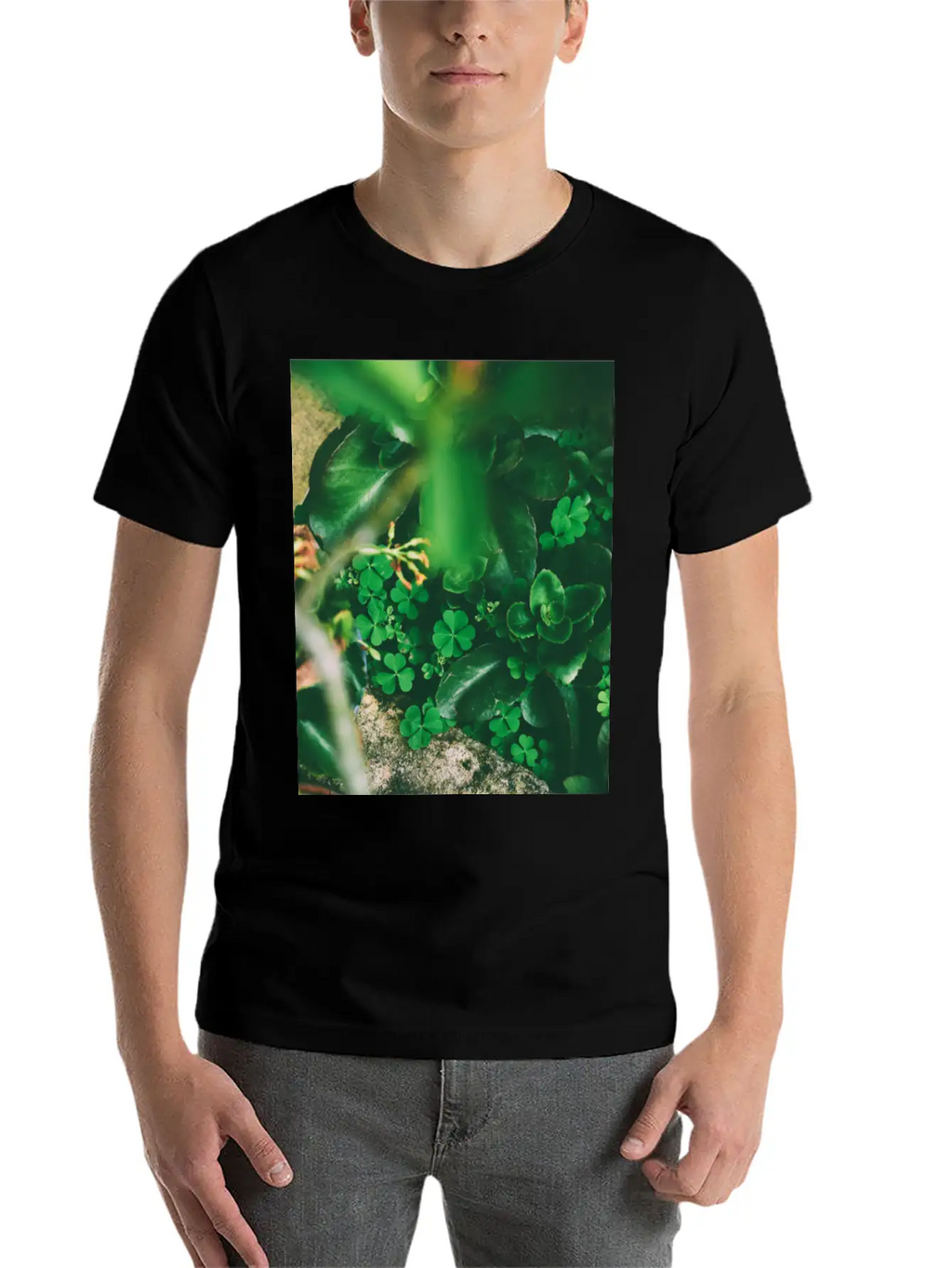 Four Leaf Clover Basic Graphic T-Shirt – Daily Comfort In Soft Cotton