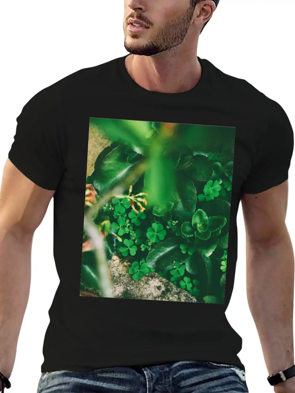 Four Leaf Clover Basic Graphic T-Shirt – Daily Comfort In Soft Cotton