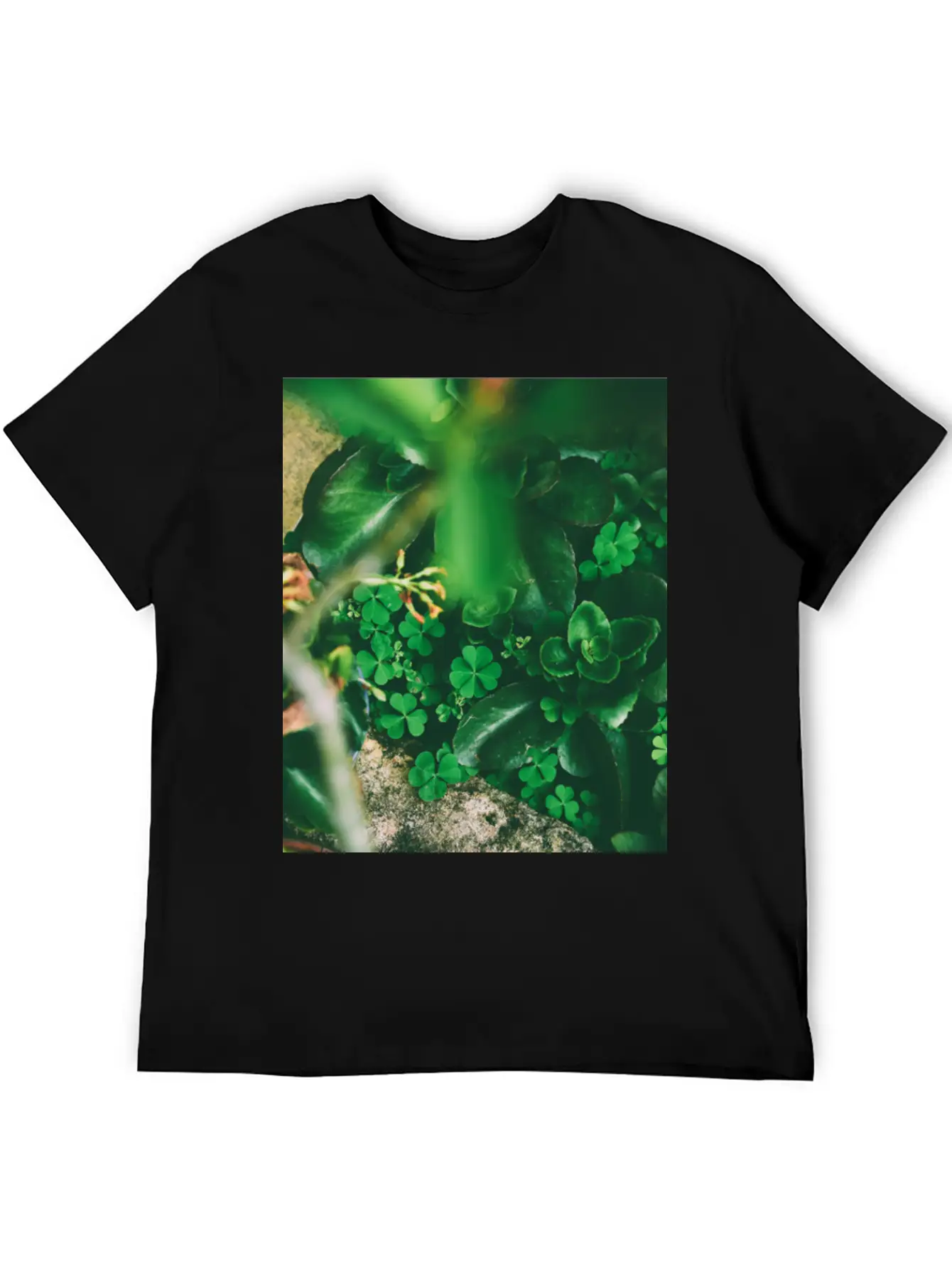 Four Leaf Clover Basic Graphic T-Shirt – Daily Comfort In Soft Cotton