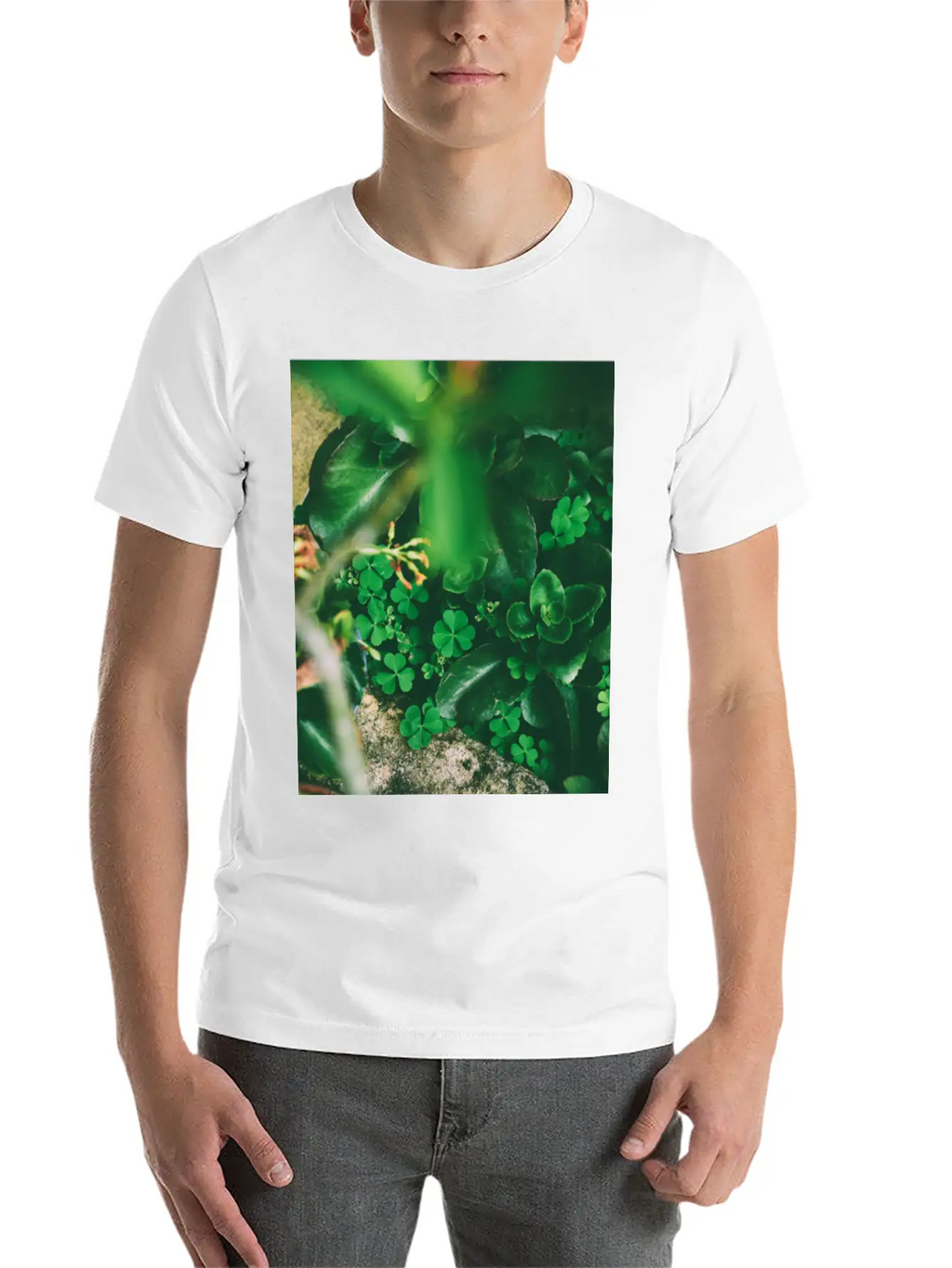 Four Leaf Clover Basic Graphic T-Shirt – Daily Comfort In Soft Cotton