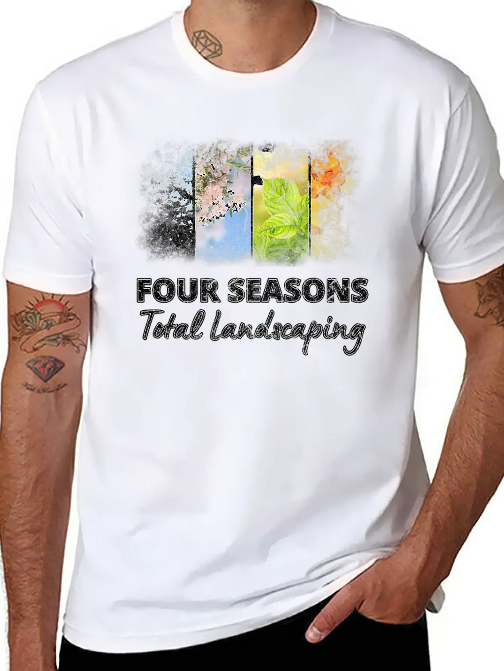 Four Seasons Unisex Casual T-Shirt – Clean Design For Daily Comfort